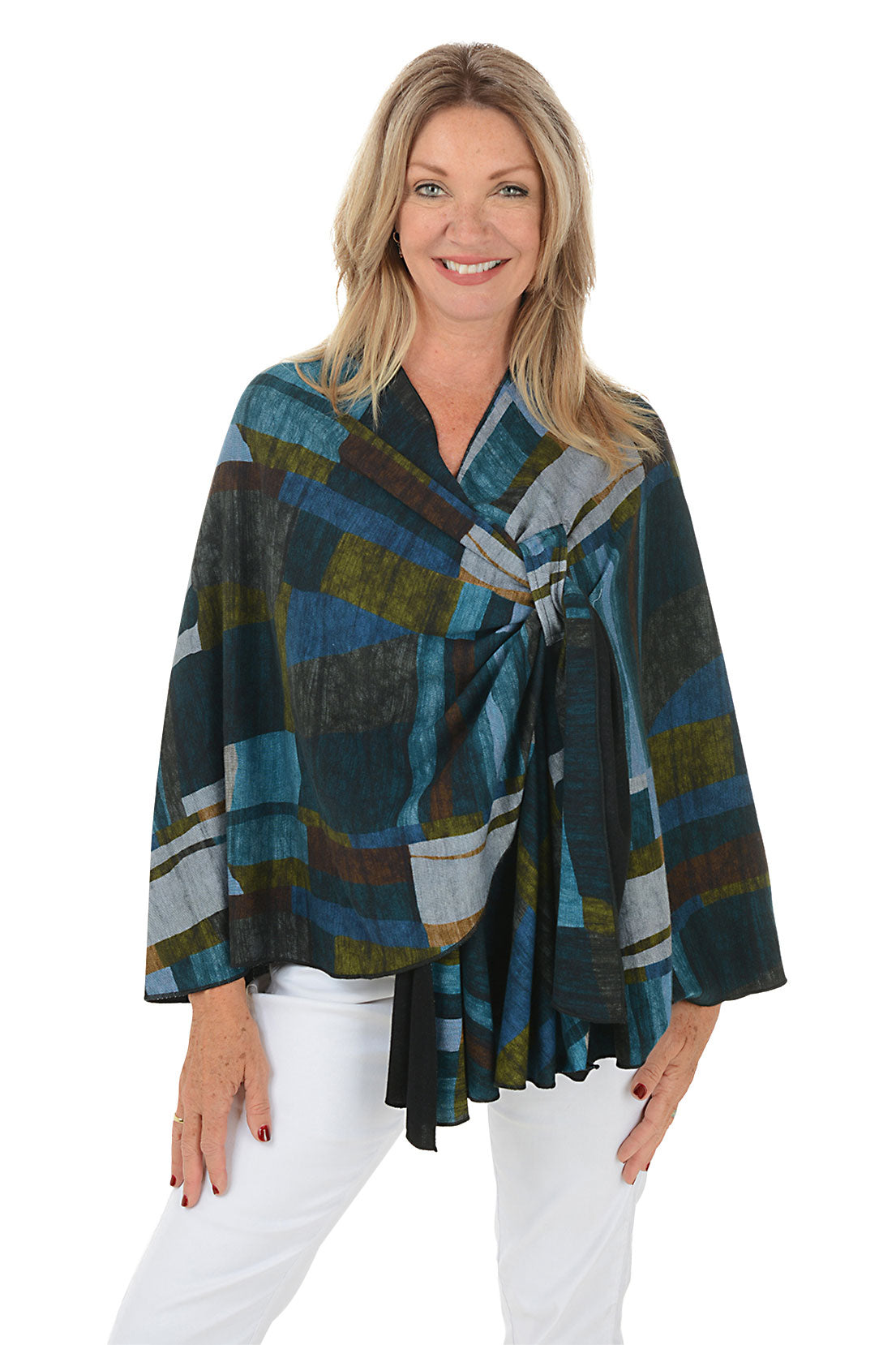 Gigi Reversible Wrap - Stylish & Versatile Women's Fashion Wrap for All Seasons | Perfect for Work, Travel & Evening Outfits