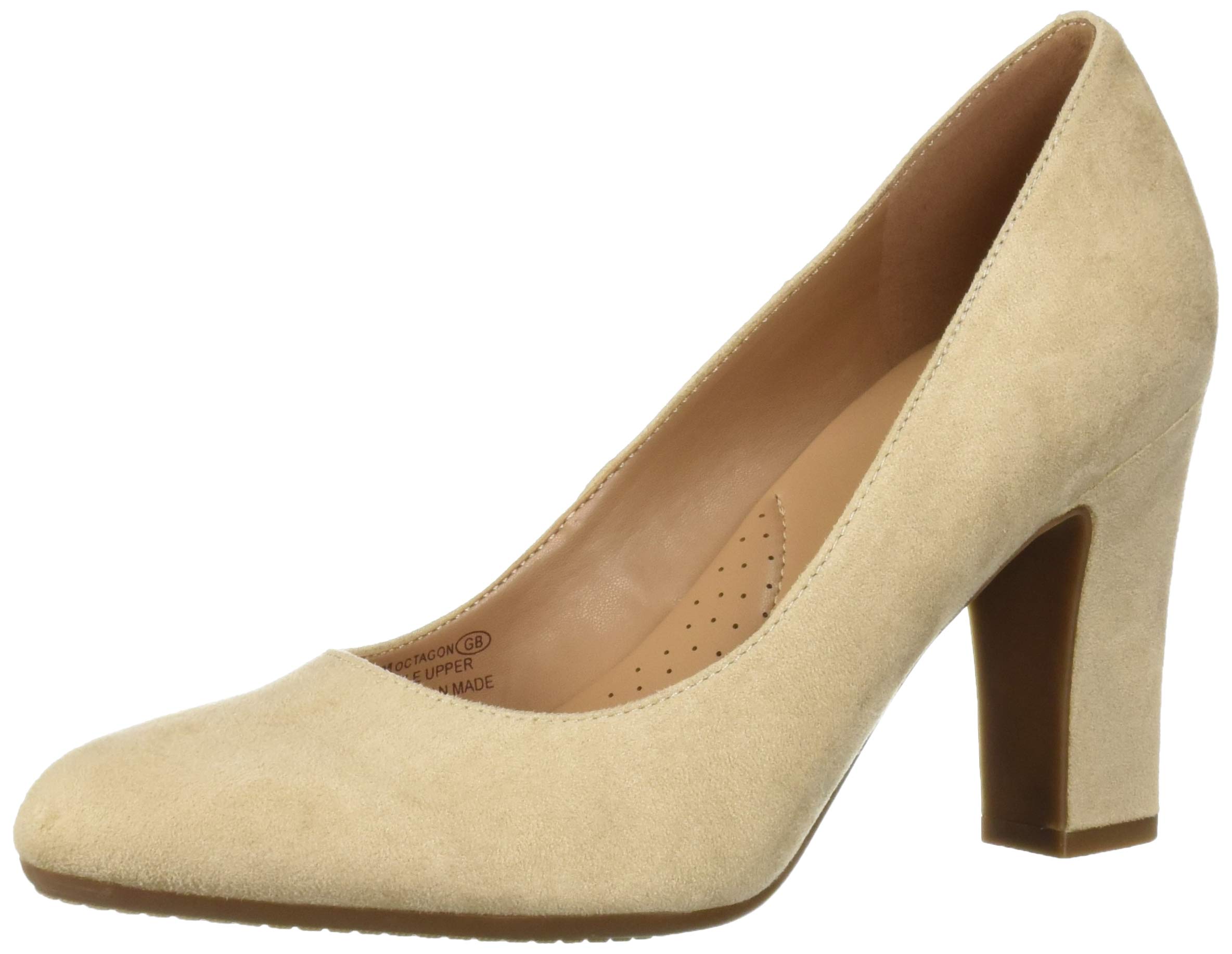 Aerosoles Women's Octagon Pump - Comfortable Low Heel Dress Shoes for Work & Evening Out | Slip-Resistant & Cushioned Insoles | Perfect for Office, Parties & Special Occasions
