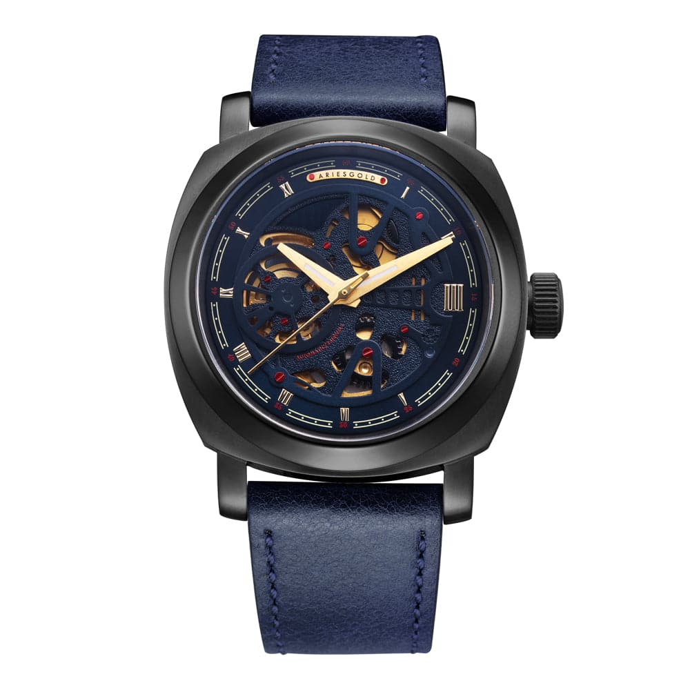 ARIES GOLD VANGUARD G 9025 BK BUG Men's Luxury Watch - Stylish Analog Wristwatch for Business, Casual & Outdoor Activities