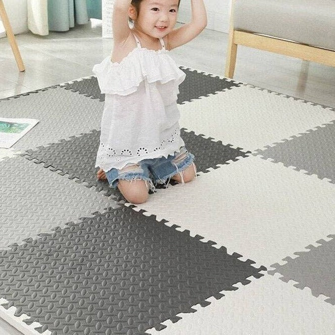 Non-Slip Baby Play Mat - Extra Thick & Safe Crawling Mat for Toddlers - Perfect for Nursery, Playroom & Daycare Floor Protection