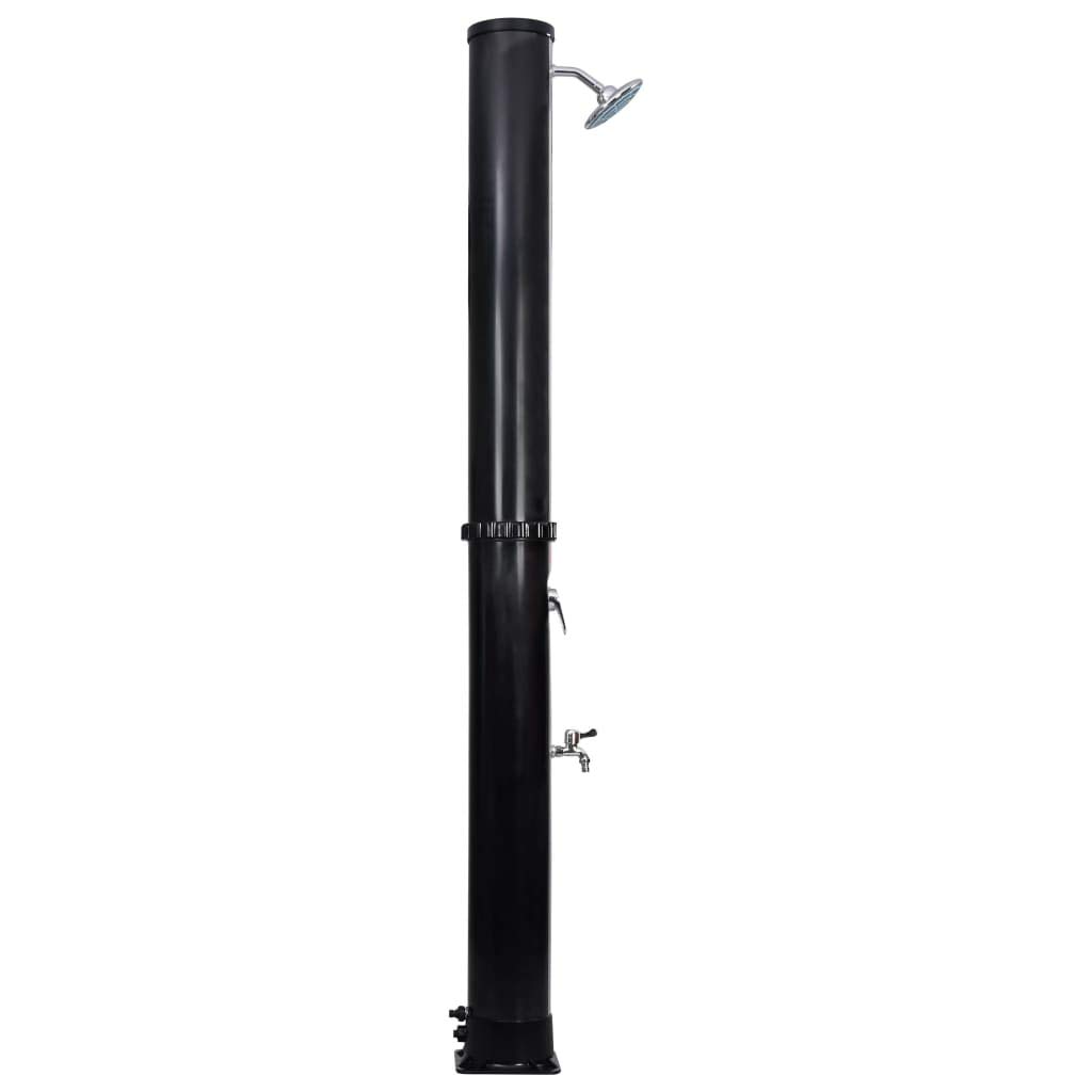 FAMIROSA 10.6 Gallon Outdoor Solar Shower with Adjustable Shower Head & Faucet - Portable Camping Shower for Beach, RV, Hiking & Off-Grid Living