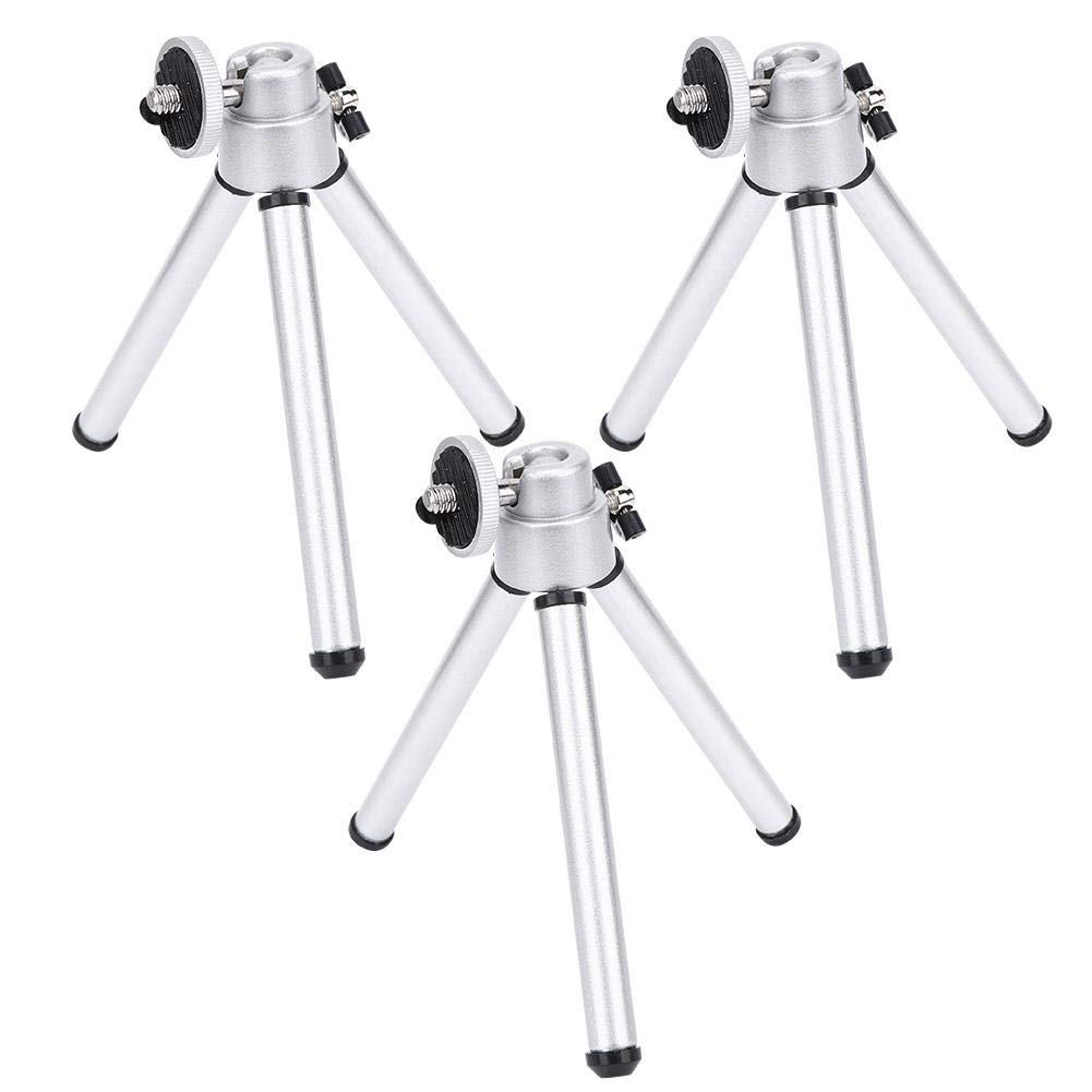 Aluminum Alloy Camera Tripod & Telescope Stand - 3-Piece Compact Portable Tripod Set for DSLR Cameras, Binoculars & Spotting Scopes | Perfect for Outdoor Photography, Hiking, Travel & Home Astronomy Use