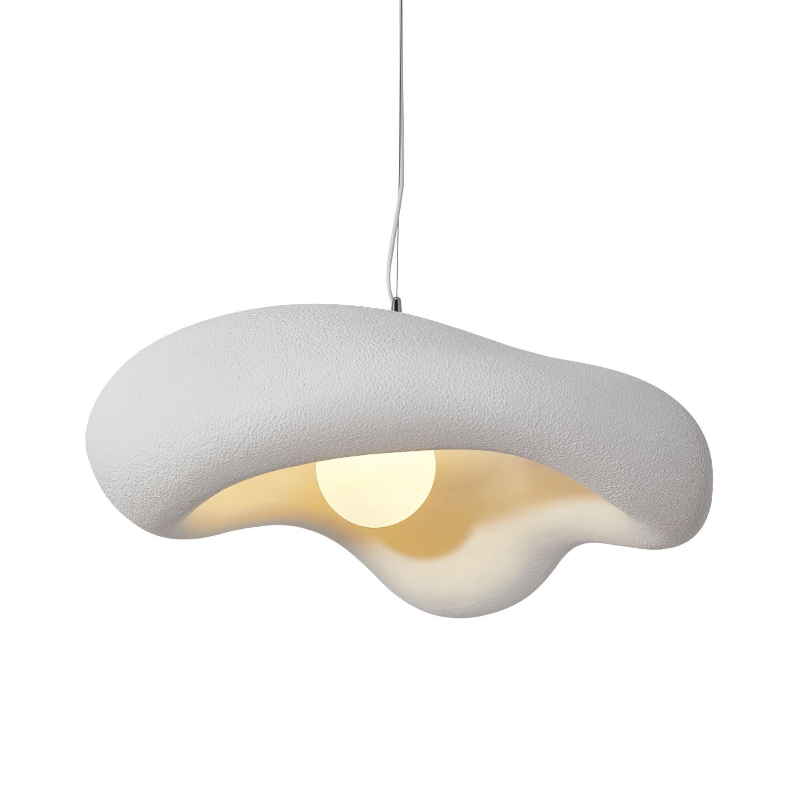 Eterna Wabi Sabi Pendant Light - Handmade Japanese Minimalist Hanging Lamp for Dining Room, Kitchen Island, or Bedroom Decor