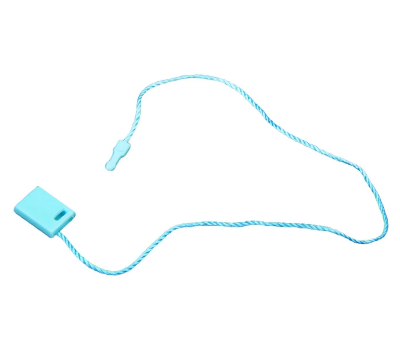 Premium Sky Blue Nylon Hang Tag Fasteners - 7 Inch (100 Pack) - Ideal for Clothing Tags, Retail Merchandise & Gift Packaging