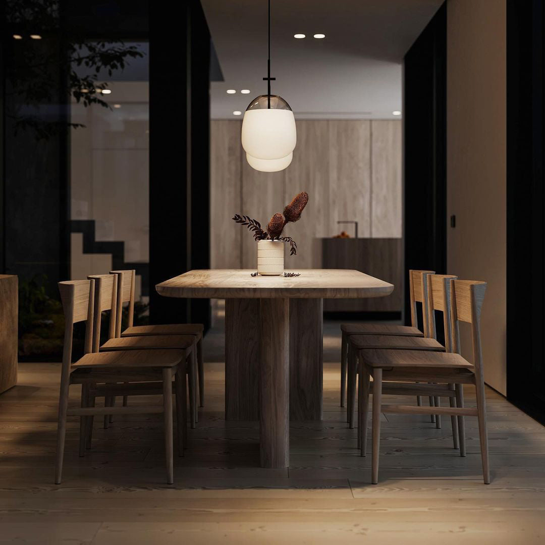 Modern Geometric Pendant Light - Sleek Metal Ceiling Hanging Lamp for Dining Room, Kitchen Island, or Bedroom Decor - Energy Efficient LED Lighting Fixture