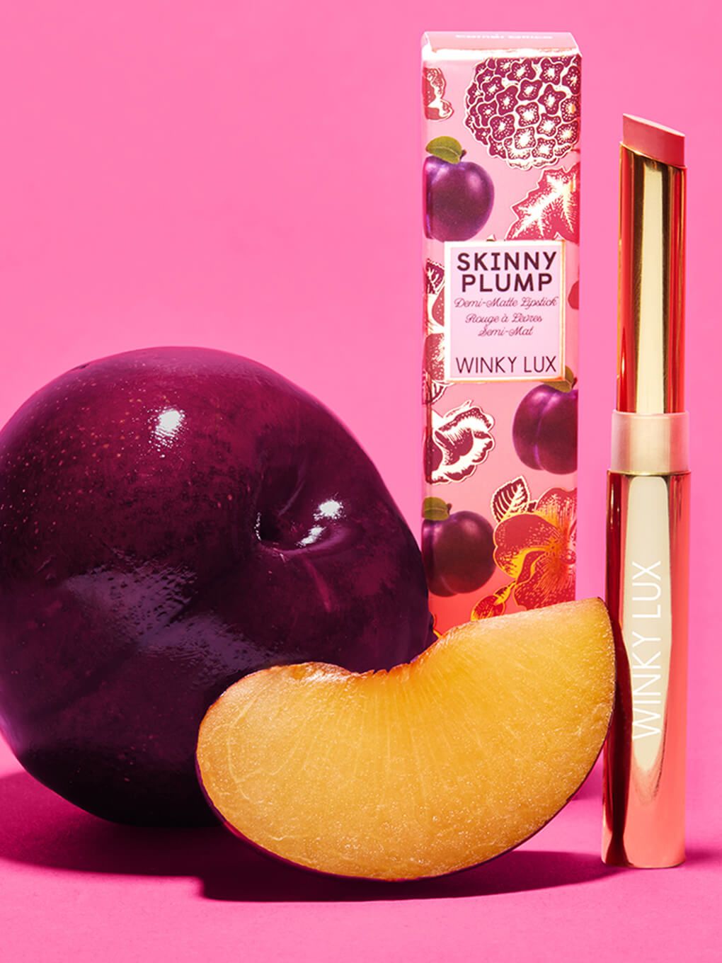 Skinny Plump Demi Matte Lipstick - Long Lasting Hydrating Lip Color for Women, Vegan & Cruelty-Free - Perfect for Everyday Wear, Date Night & Special Occasions