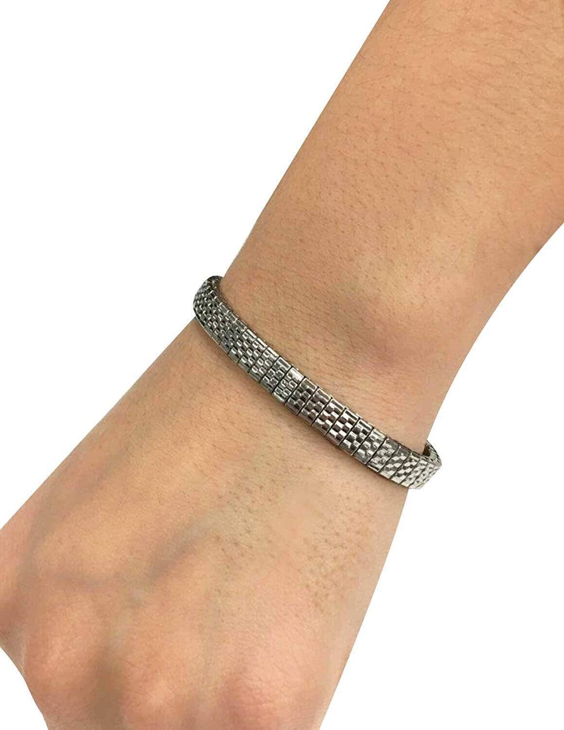 Timeless 1928 Modern Jewelry Stainless Steel Stretch Bracelet for Women - Perfect for Everyday Wear, Office & Special Occasions