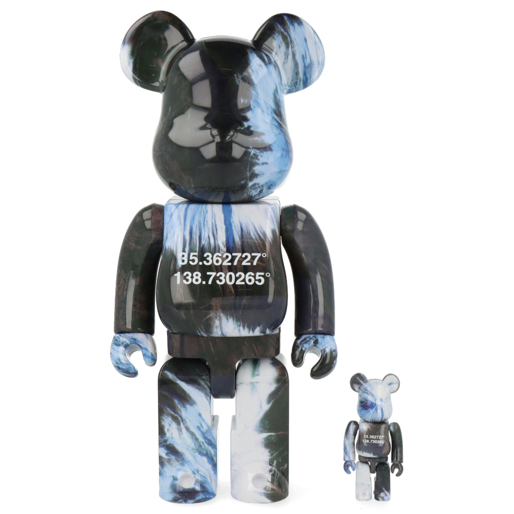 400% + 100% Bearbrick Benjamin Grant Fuji Mount Art Toy Figure - Collectible Vinyl Designer Toy for Home Decor & Office Display