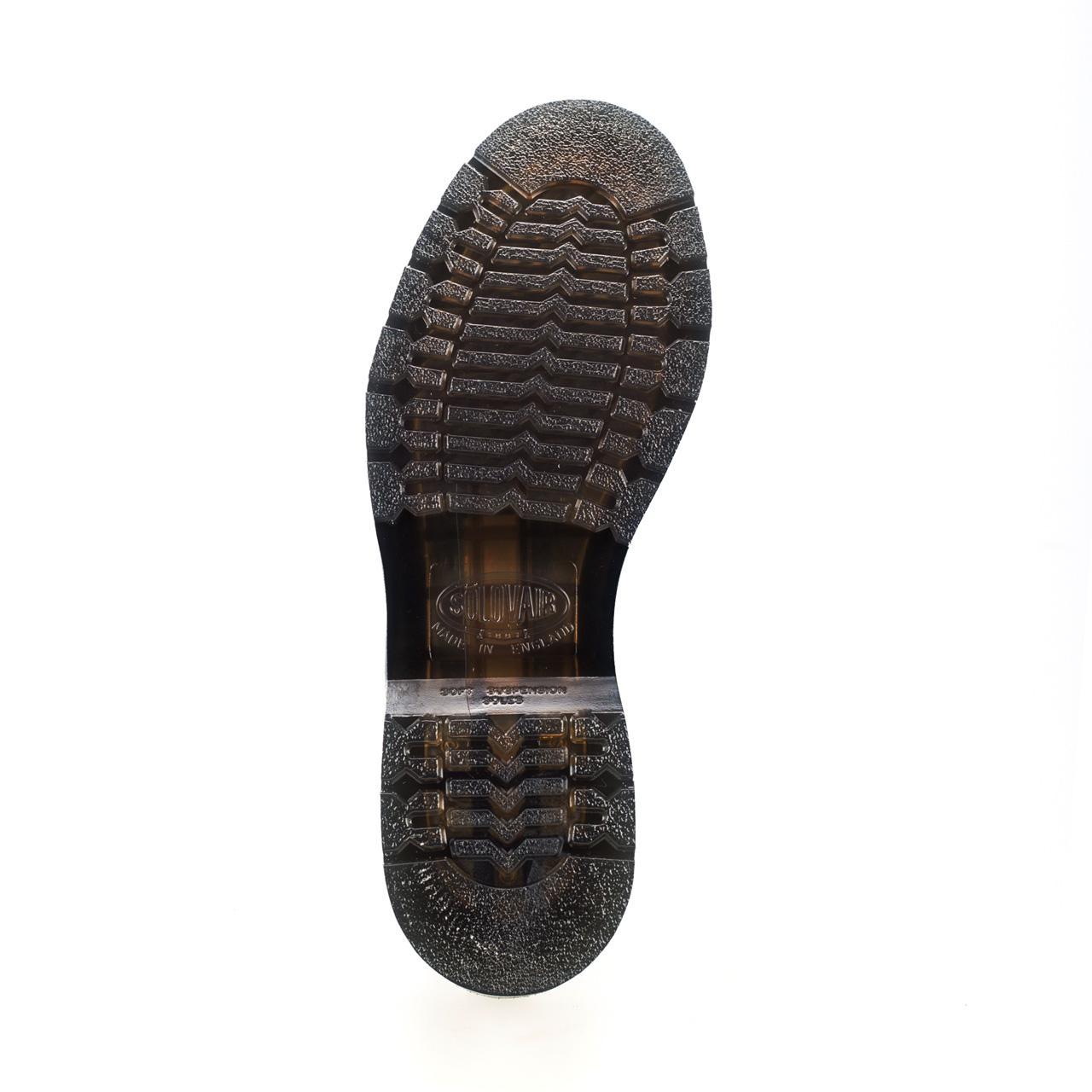 Solovair Classic Replacement Soles - Premium Leather Shoe Soles for Boots & Dress Shoes | Durable & Comfortable for Work, Walking & Everyday Wear