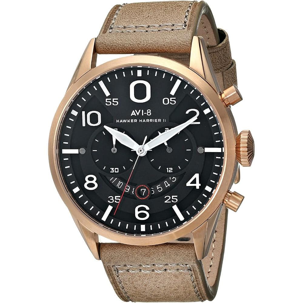 AVI-8 Hawker Harrier II AV-4031-06 Men's Pilot Watch - Military-Inspired Chronograph for Aviation Enthusiasts | Perfect for Casual Wear, Business Attire & Outdoor Adventures