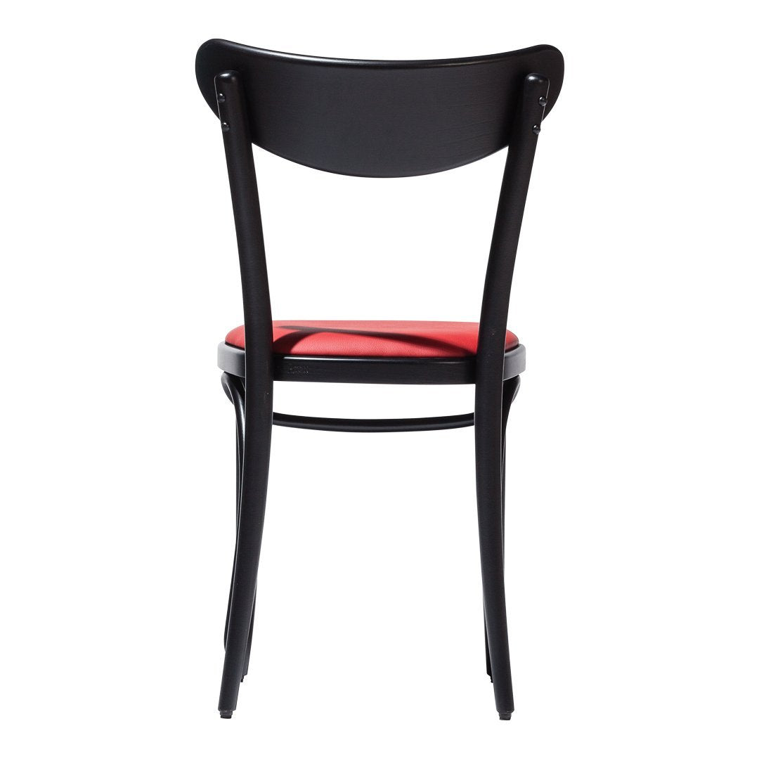 Stylish Banana Side Chair with Comfortable Upholstered Seat & Sturdy Beech Wood Frame - Perfect for Dining Rooms, Kitchens, and Small Spaces