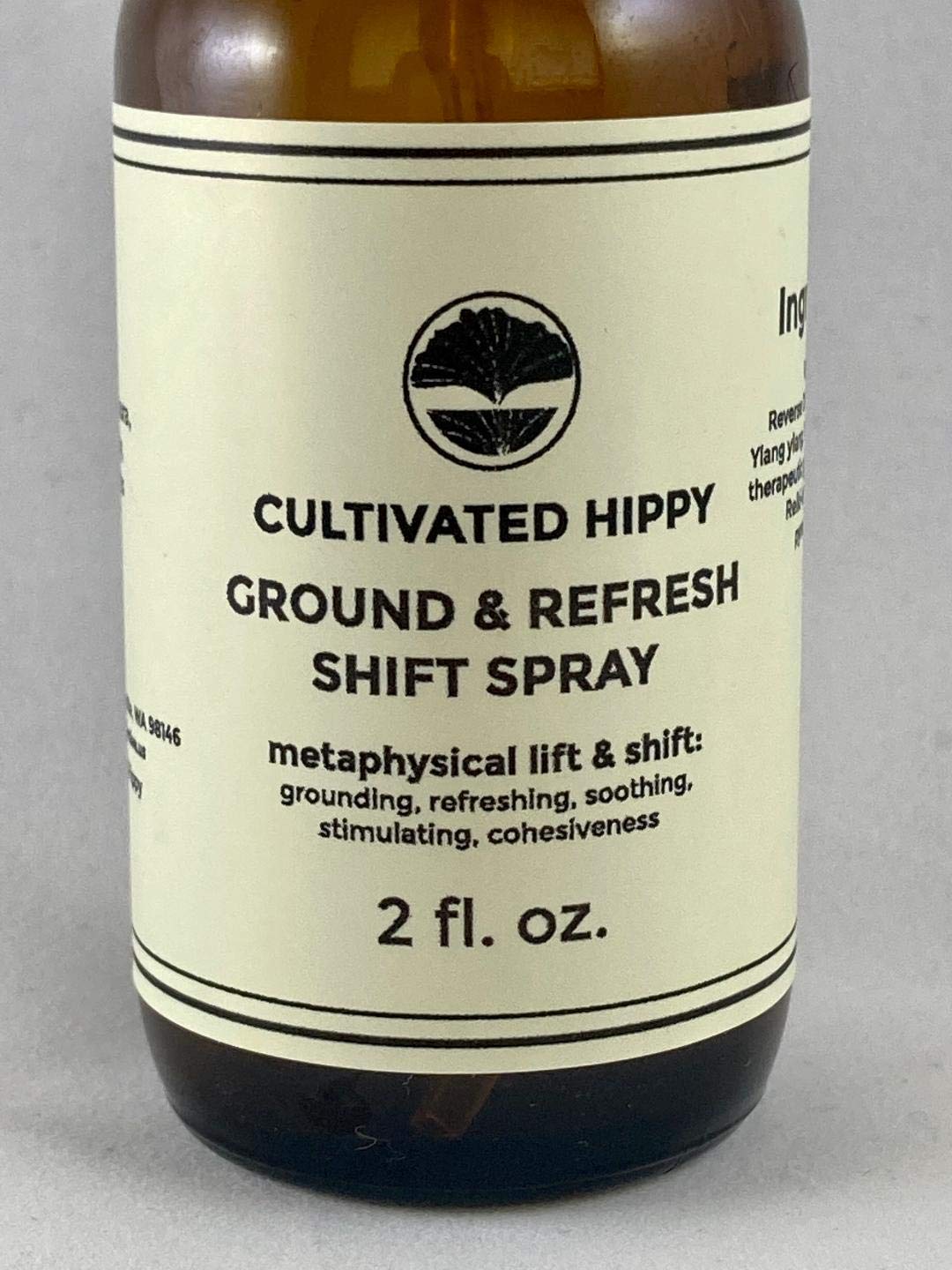 Ground & Refresh Shift Spray by Cultivated Hippy - Organic Aromatherapy Mist for Stress Relief & Energy Boost | Perfect for Yoga, Meditation & Daily Wellness