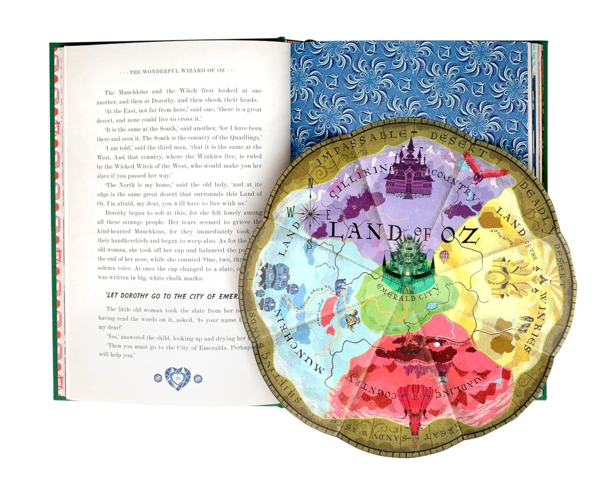The Wonderful Wizard of Oz by L. Frank Baum - MinaLima Illustrated Collector's Edition | Classic Fantasy Book for Kids & Adults | Perfect for Gift-Giving & Home Library Collections