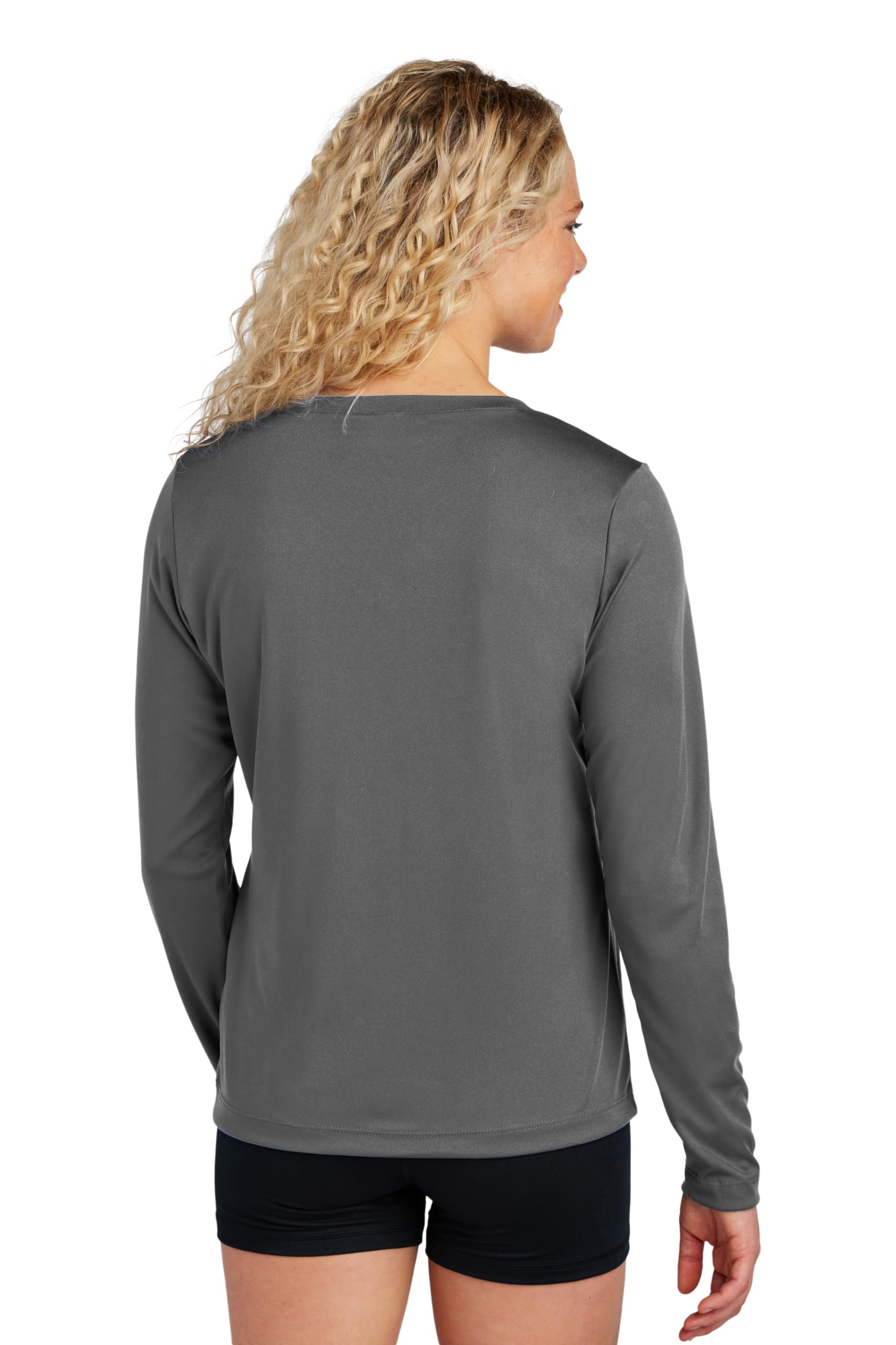 Women's Long Sleeve V-Neck Workout Tops - Gym & Yoga Shirts in Plus Sizes