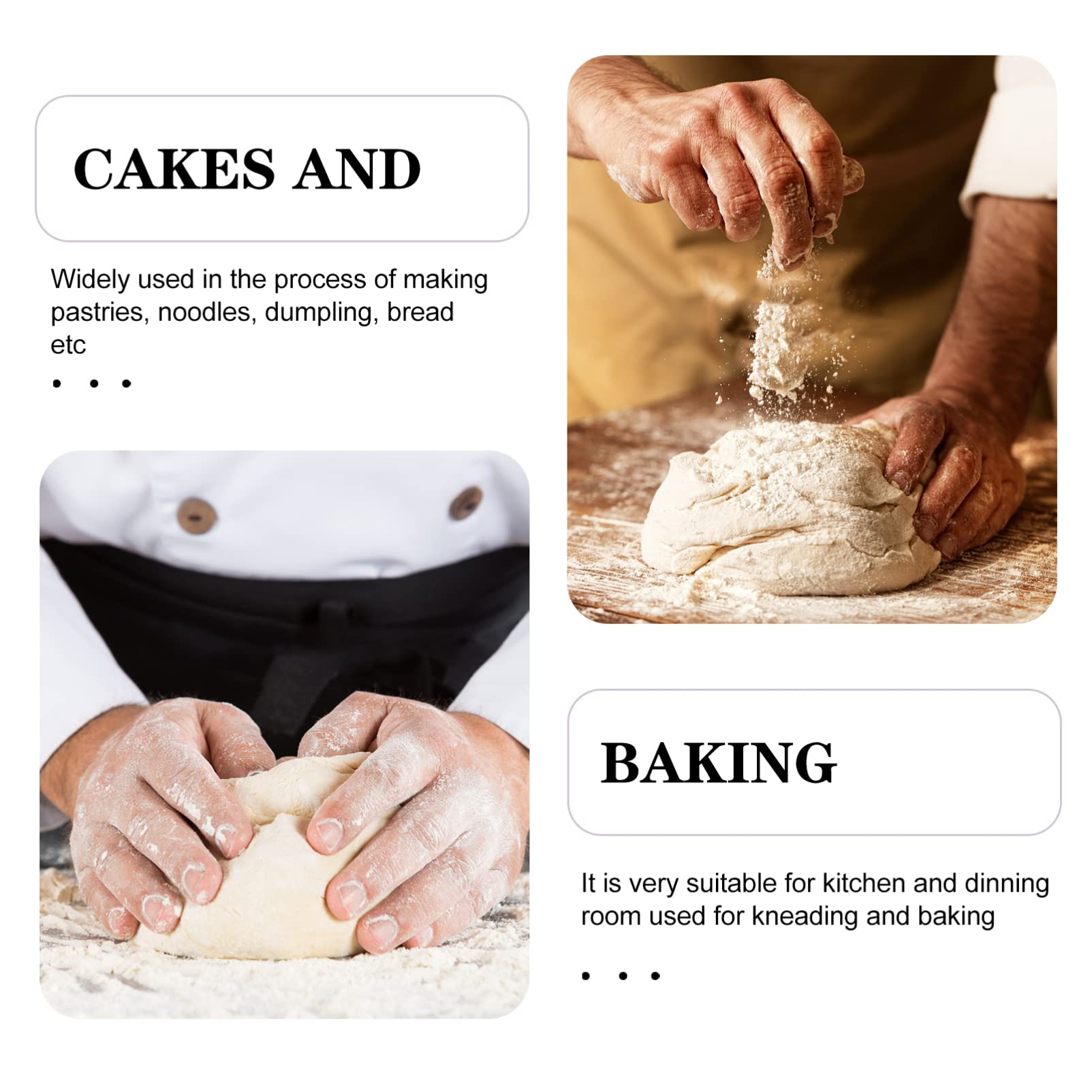 2 Pack Silicone Kneading Bags - Reusable Dough Mixing Pouches for Tortillas, Bread & Pastry | Non-Stick Flour Mixing Bags | Baking Tools & Kitchen Accessories | Perfect for Home Bakers & Cooking Enthusiasts