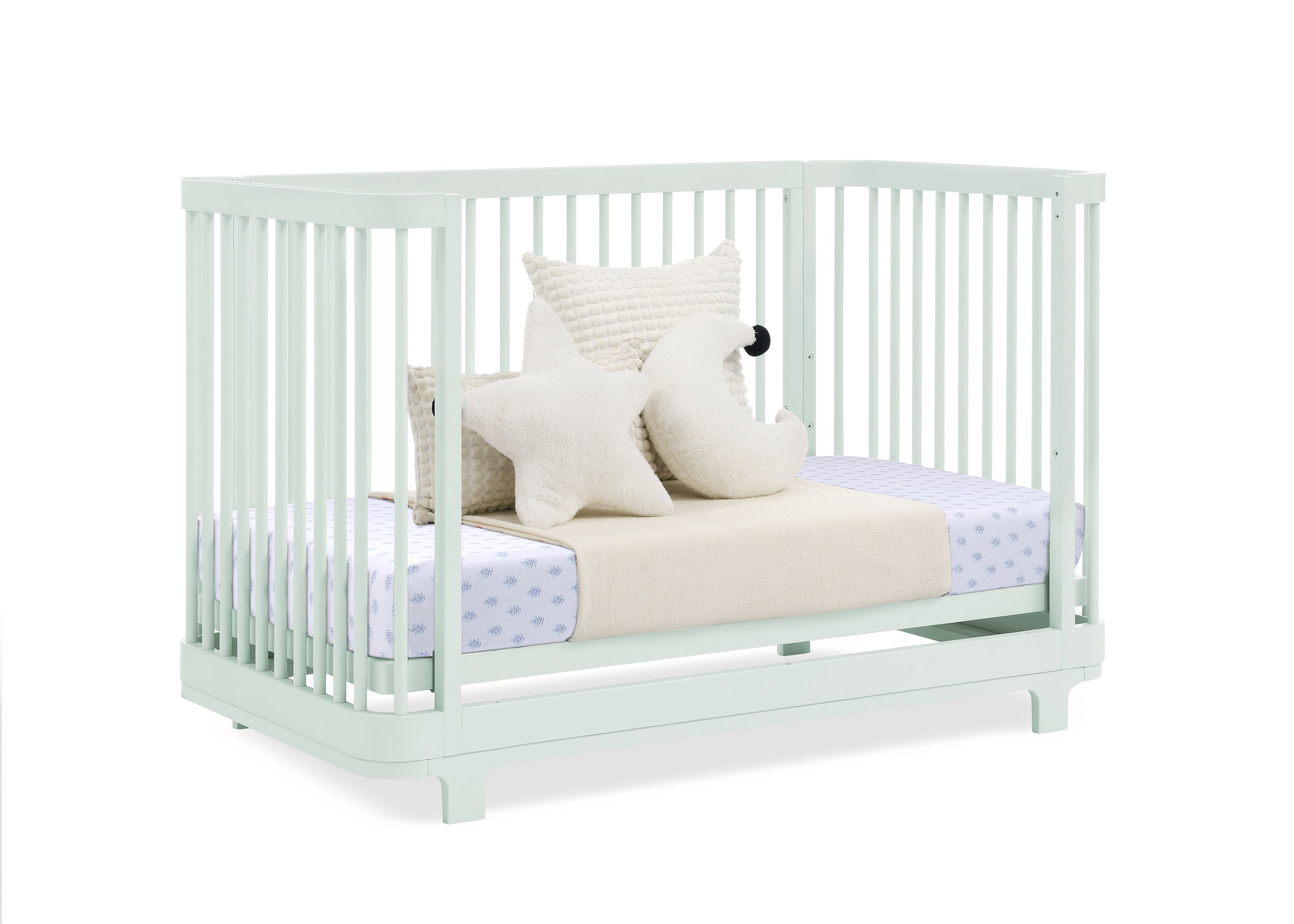 Nest 4-in-1 Convertible Baby Crib - Toddler Bed, Daybed & Full-Size Bed - Safe Nursery Furniture for Newborn to Teen - Perfect for Bedrooms, Daycare & Guest Rooms
