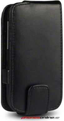 HTC Desire 620 Flip Case - Premium Black Leather Protective Cover for HTC Desire 620 Smartphone | Perfect for Work, Travel & Everyday Use