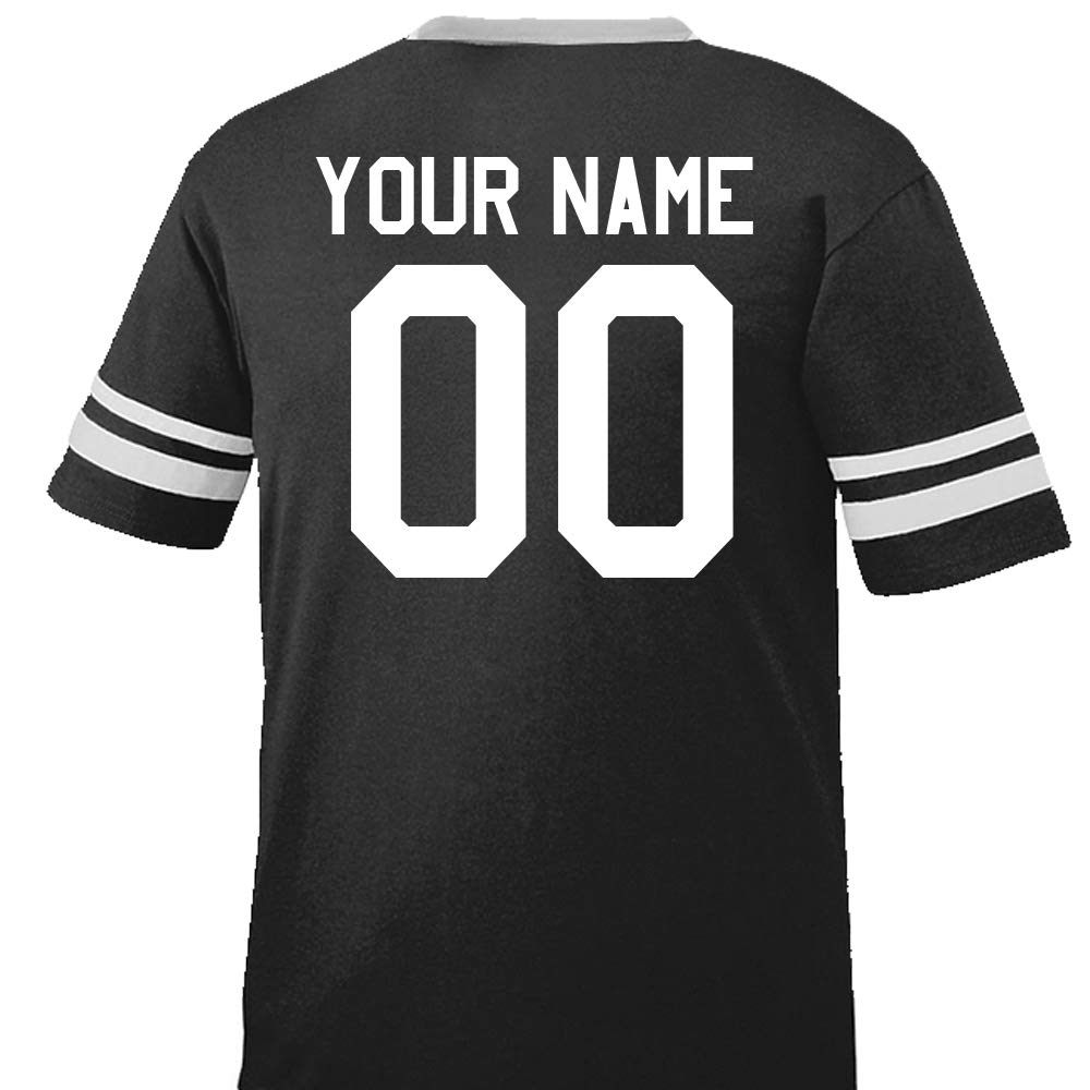 Personalized Toddler Fan Shirt - Custom Name & Number Printed Front & Back - Perfect for Sports Games, Birthday Parties & Family Events