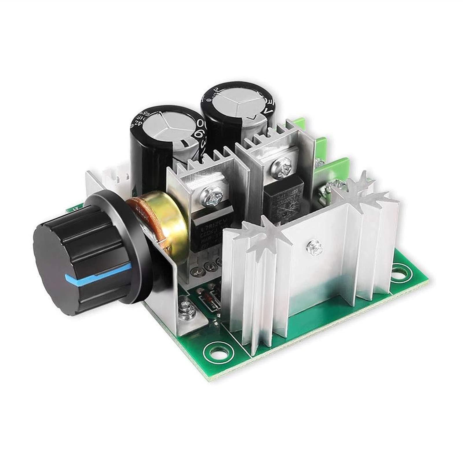 12V-40V 10A PWM DC Motor Speed Controller - Adjustable Voltage Regulator & Dimmer for DIY Projects, Robotics, and Industrial Equipment