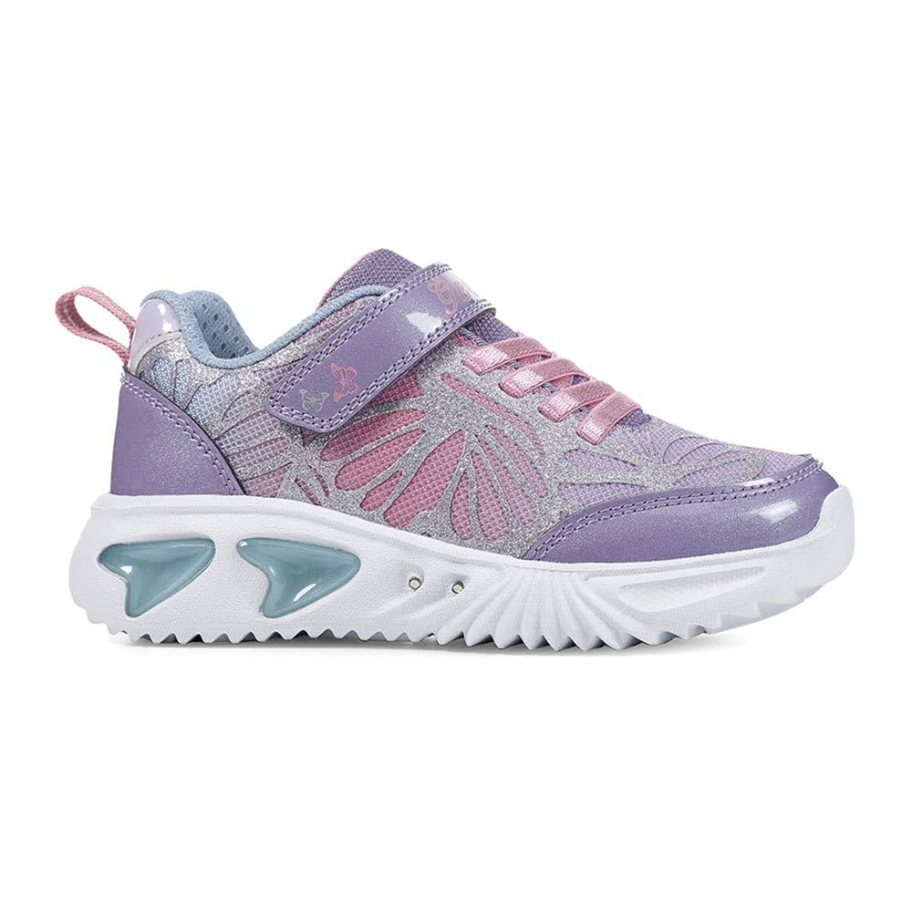 Geox Girl Assister 4 Sneakers - Breathable Lightweight School Shoes for Girls | Perfect for Classroom, Playground & Everyday Wear