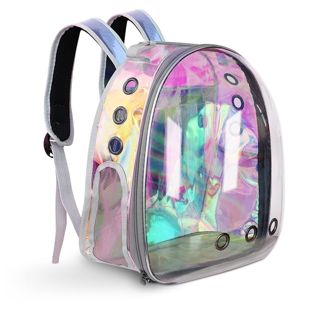 ADKHF Breathable Pet Carrier Backpack - Portable Travel Bag for Small Dogs & Cats, Lightweight & Comfortable for Hiking, Airplane, and Outdoor Adventures