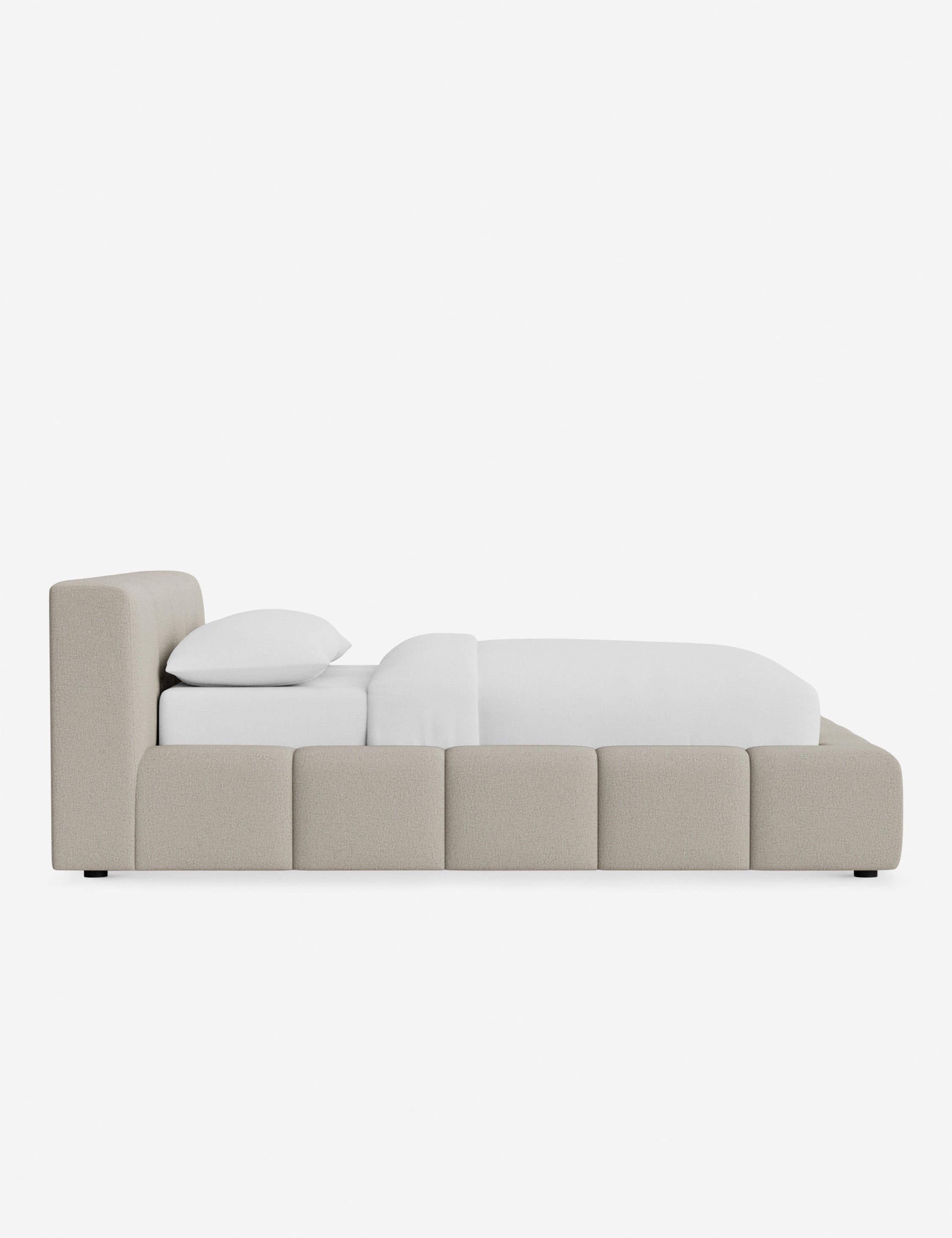 Cambry Platform Bed Frame - Modern Minimalist Wooden Bed with Sturdy Slats - Perfect for Bedroom, Guest Room, and Small Space Living