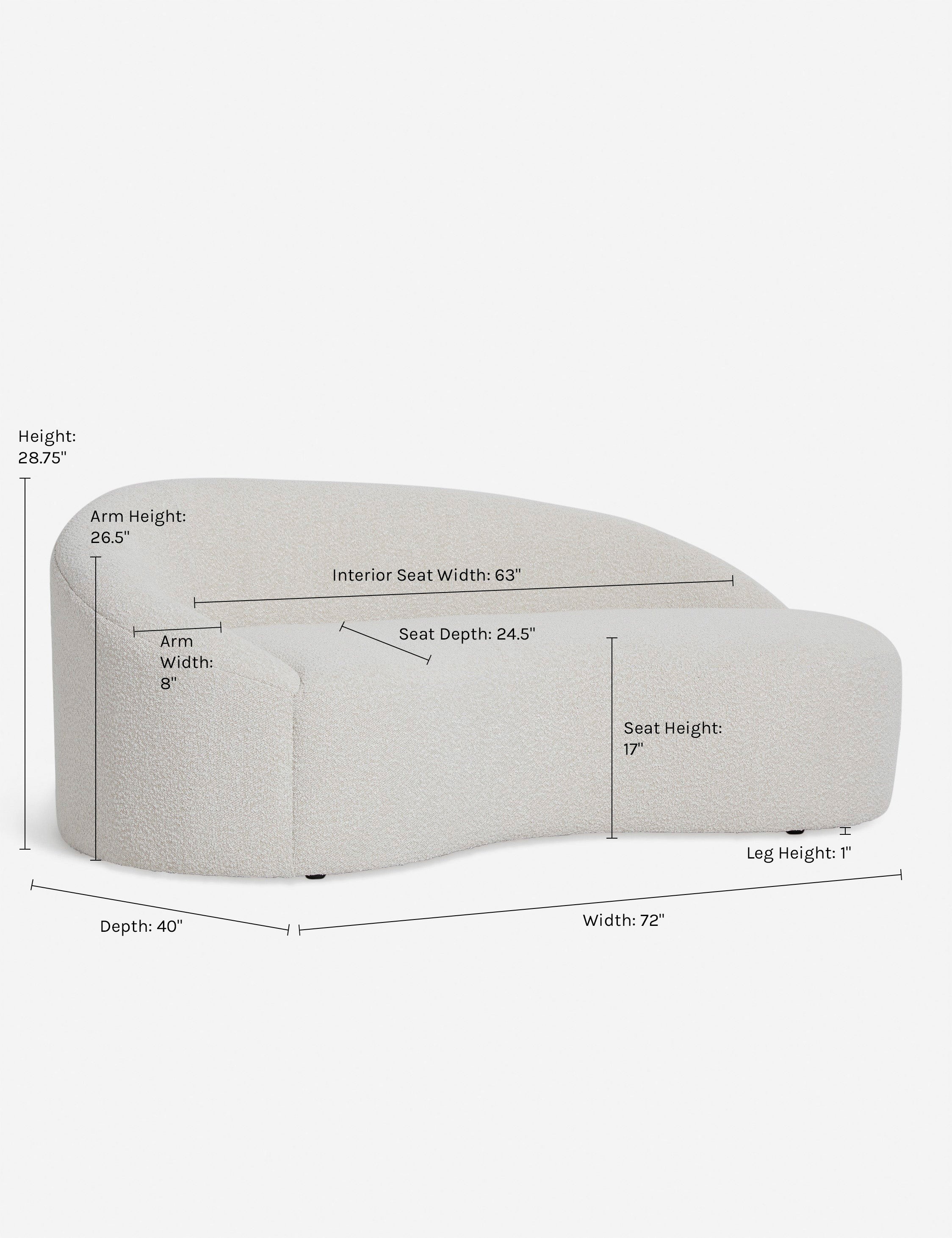 Diego Sofa - Modern Comfortable Living Room Couch for Small Spaces, Home & Office Use - Perfect for Relaxing, Entertaining, and Movie Nights