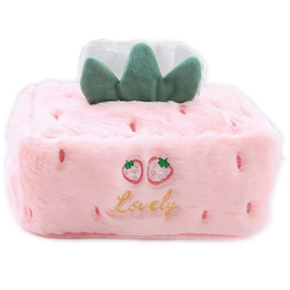 Cute Cartoon Tissue Box Cover - Decorative Tissue Holder for Elegant Home Decor | Perfect for Living Room, Bedroom & Bathroom | LLLY Brand (Color: A)