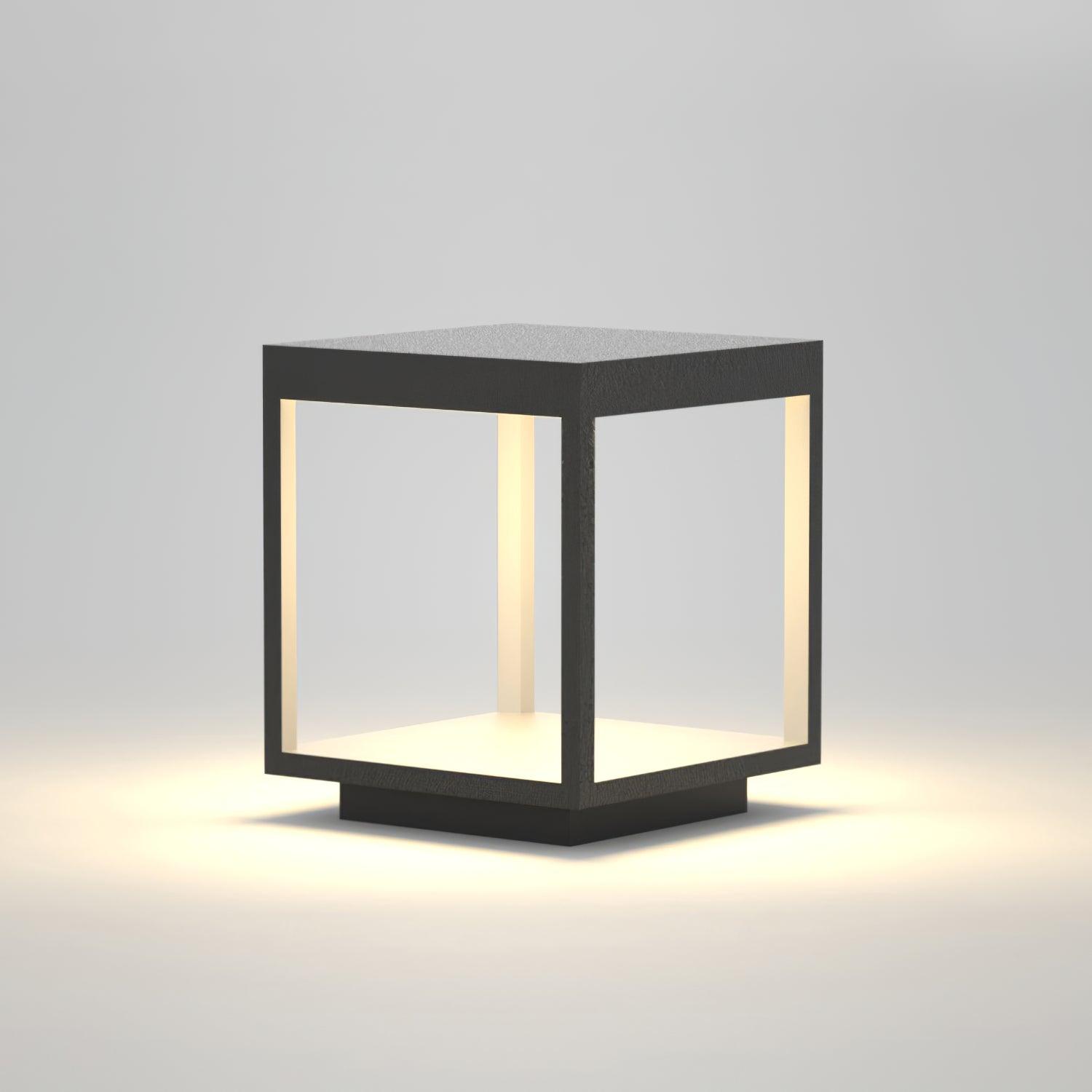 Square Frame Solar Outdoor Light - Waterproof LED Garden Lights for Pathway, Patio, Yard & Landscape - Energy Saving Solar Powered Decorative Lighting for Home & Outdoor Decor