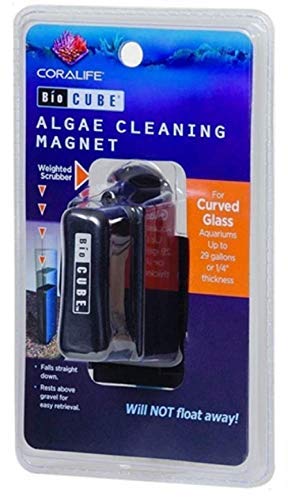 Biocube Algae Cleaning Magnet - Powerful Aquarium Glass Cleaner for Fish Tanks - Easy Algae Removal Tool for Freshwater & Saltwater Aquariums (Perfect for Home, Office, and Classroom Aquarium Maintenance)