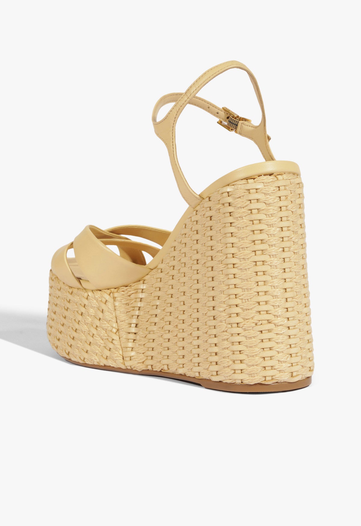 Keefa Platform Leather Sandals for Women - 2.5 Inch Heel Height, Comfortable Strappy Summer Sandals with Ankle Strap | Perfect for Beach, Vacation, and Casual Outfits
