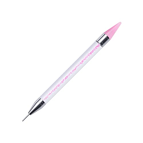 5pcs Double-head Nail Drill Pen for Nail Art - Pink