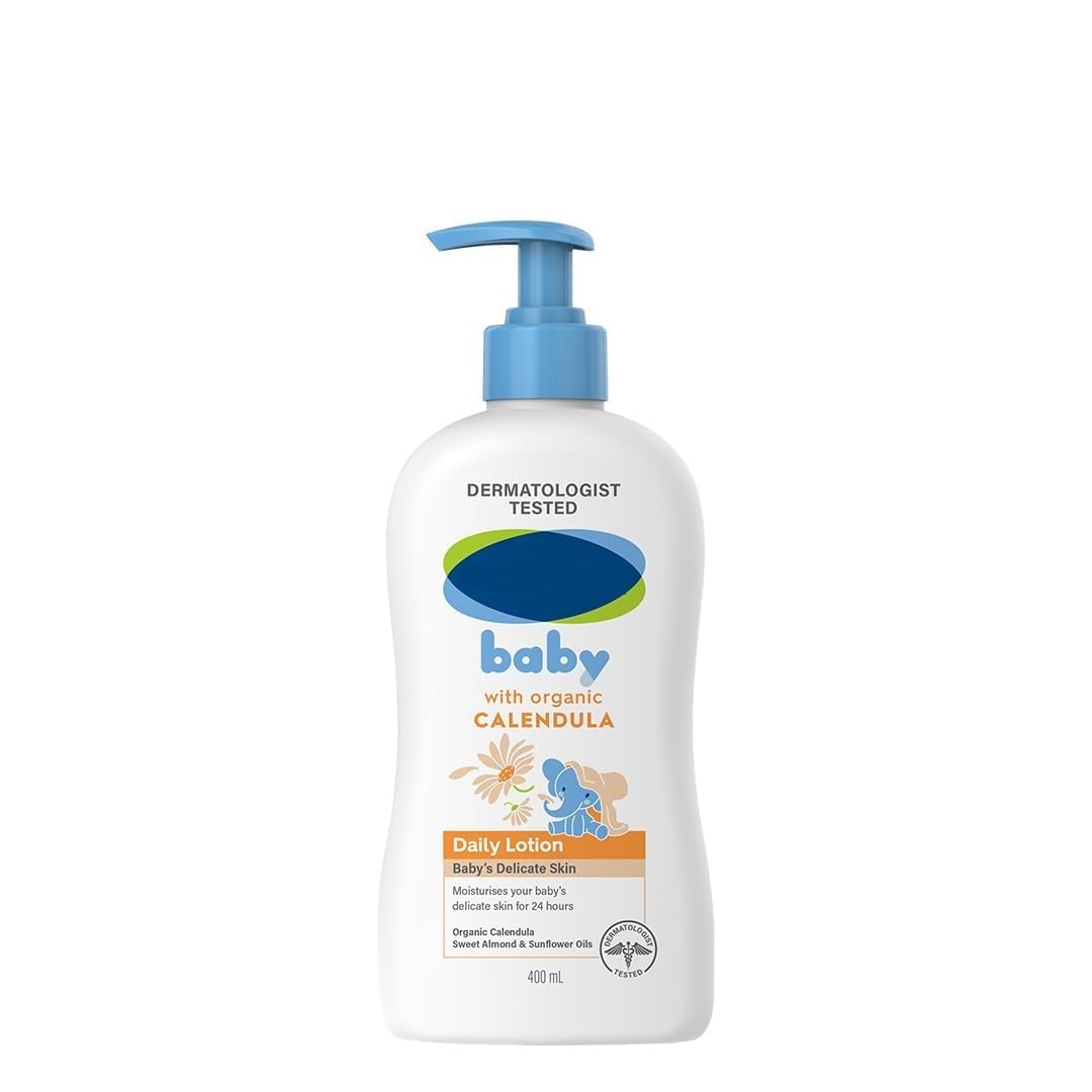 Baby Moisturizing Lotion for Face & Body - Gentle Hydrating Cream for Kids & Infants - 400ml - Pack of 1 - Perfect for Daily Skincare Routine & Dry Skin Relief