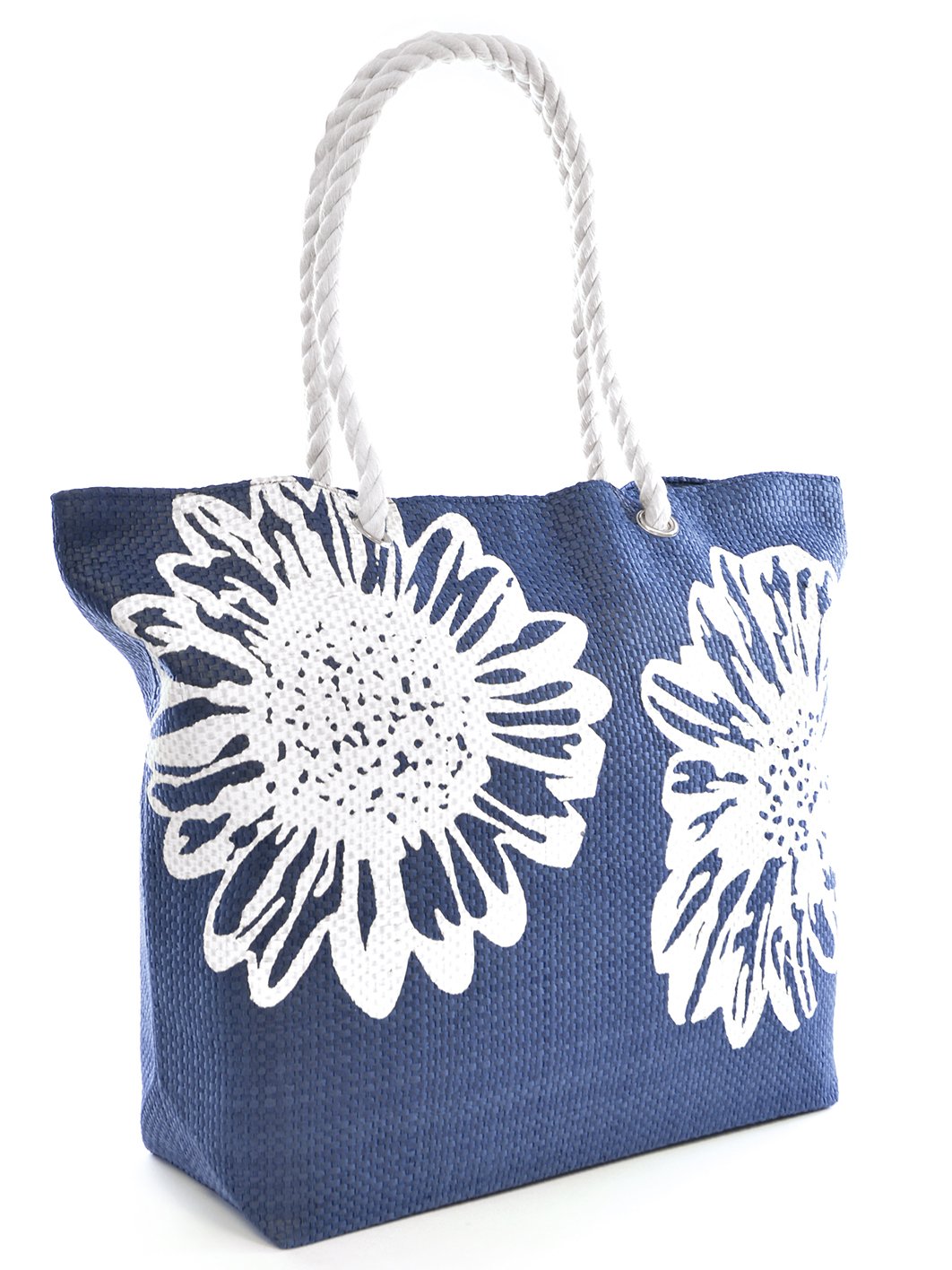 Stylish Large Beach Tote Bag for Women - Waterproof Summer Shoulder Bag with Pockets & Floral Design | Perfect for Pool, Vacation & Travel Accessories