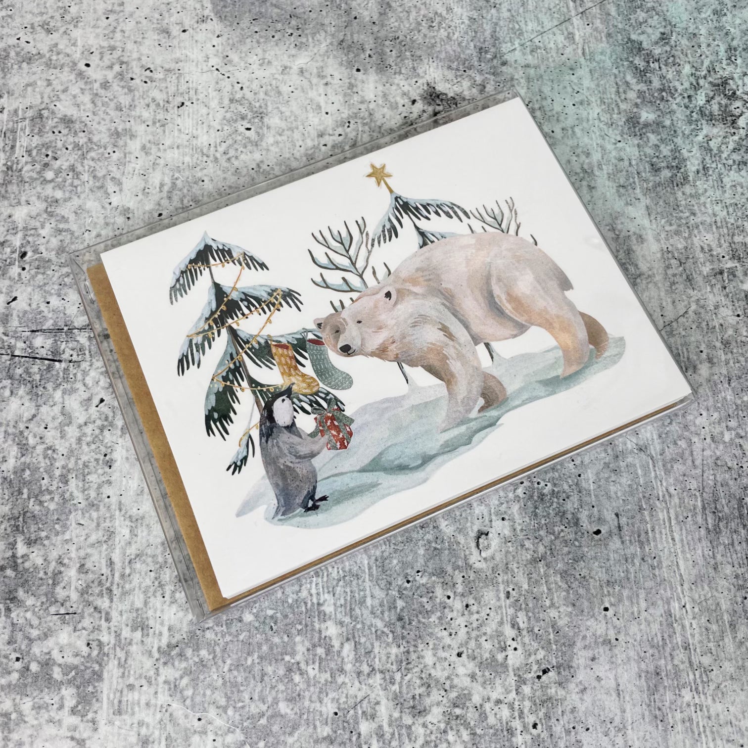 Arctic Christmas Cards - Boxed Holiday Greeting Card Set for Winter Festive Season | Perfect for Family, Friends & Office Holiday Wishes