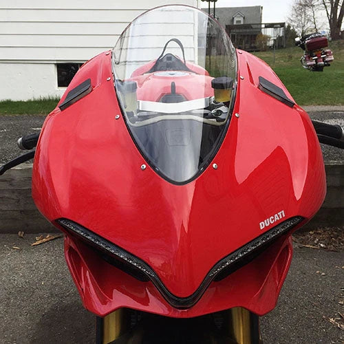 Ducati 1299 Panigale Mirror Block Off Turn Signals Kit for 2015-2019 Models - Motorcycle Accessories for Racing & Street Performance