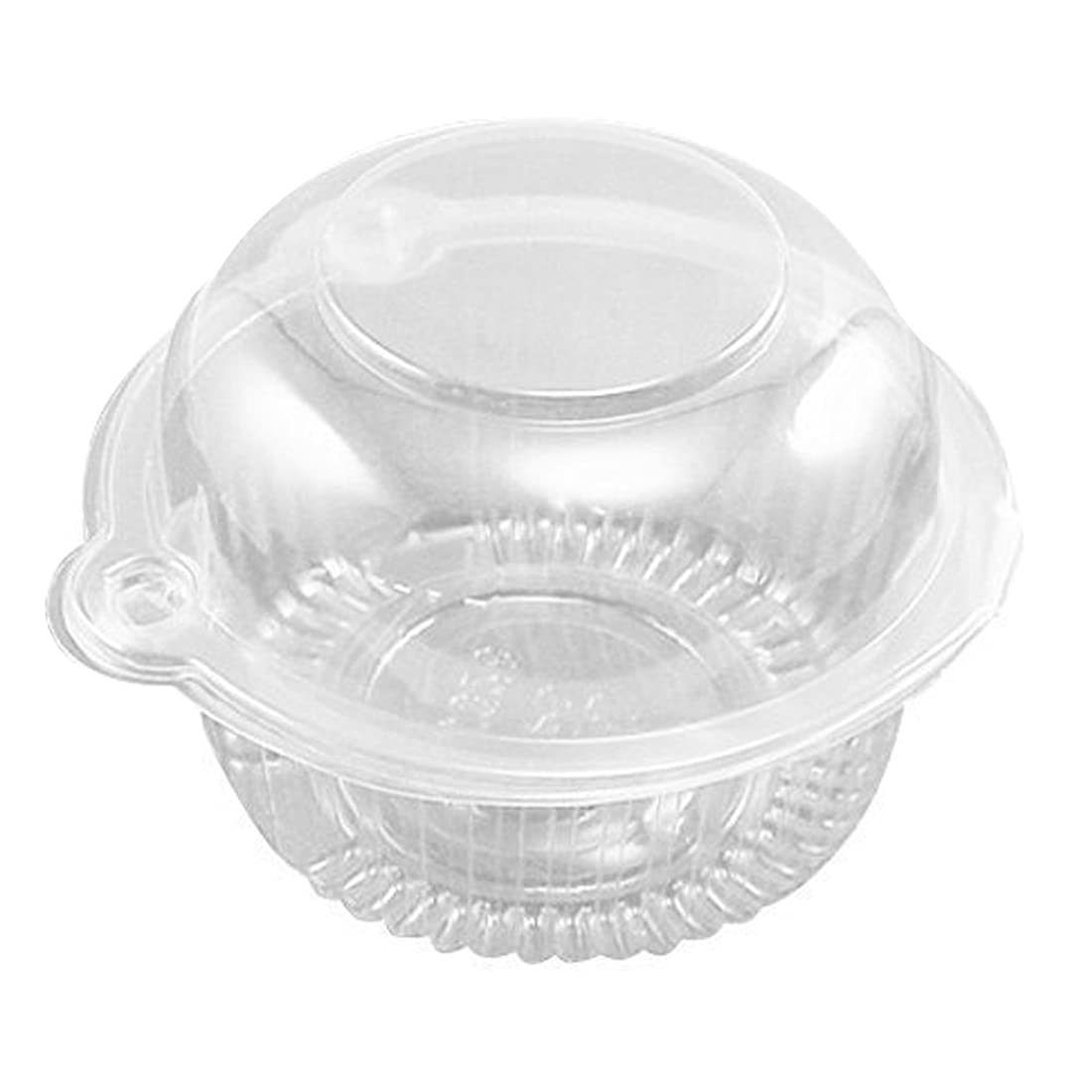 200 PCS Clear Plastic Cupcake Holders - Individual Dome Lids for Muffins, Cakes & Desserts - Perfect for Baking, Party Display & Food Storage