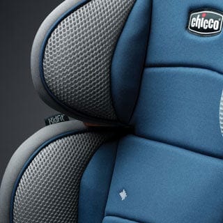 Chicco KidFit Adapt Plus 2-in-1 Belt Positioning Booster Car Seat - Vapor Gray | Safe & Comfortable for Kids 4-10 Years | Ideal for School, Travel & Family Road Trips