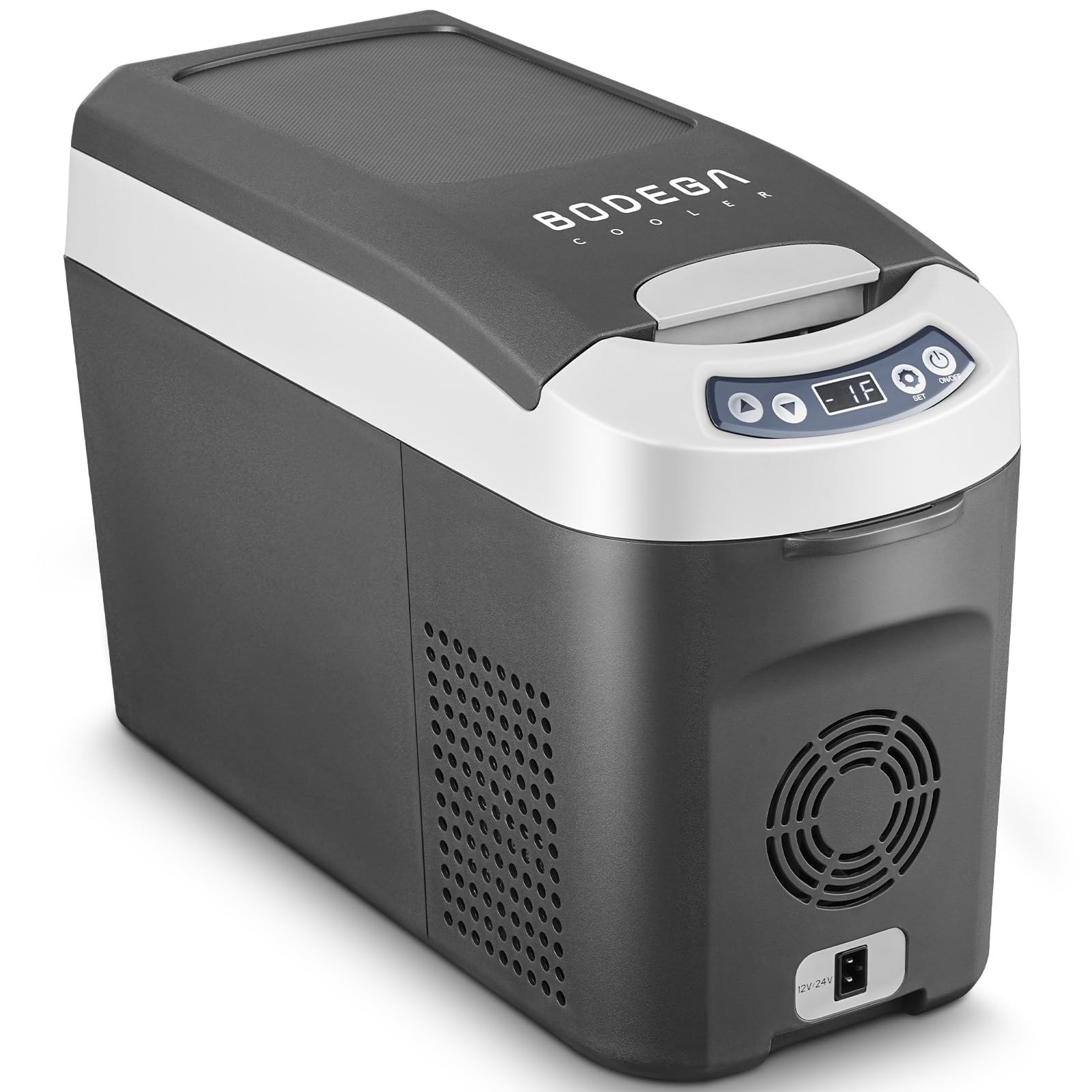 12V Car Refrigerator 16 Quart (15L) - Portable Freezer for Vehicles (-4°F to 68°F) | Compact 12/24V DC Car Cooler for Camping, Road Trips & Outdoor Adventures | Perfect for Picnics, Tailgating & RV Travel