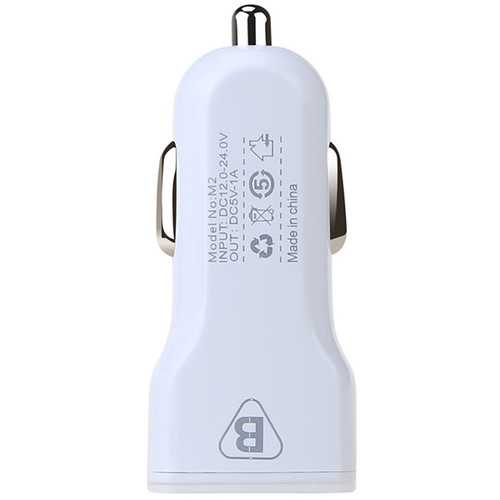 BIAZE MC2 5V 1A USB Car Charger Adapter - Fast Charging for iPhone, Samsung, iPad & Android Devices - Perfect for Road Trips & Daily Commutes