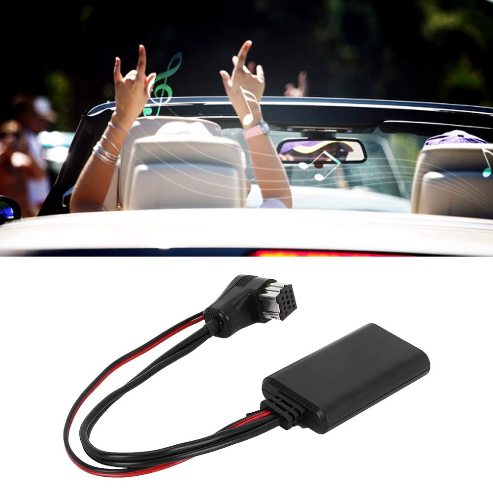 Akozon Bluetooth Car Adapter for Audio Stereo - Wireless AUX Receiver for IP-Bus System | Hands-Free Calling & Music Streaming in Car | Perfect for Commuting, Road Trips & Daily Driving