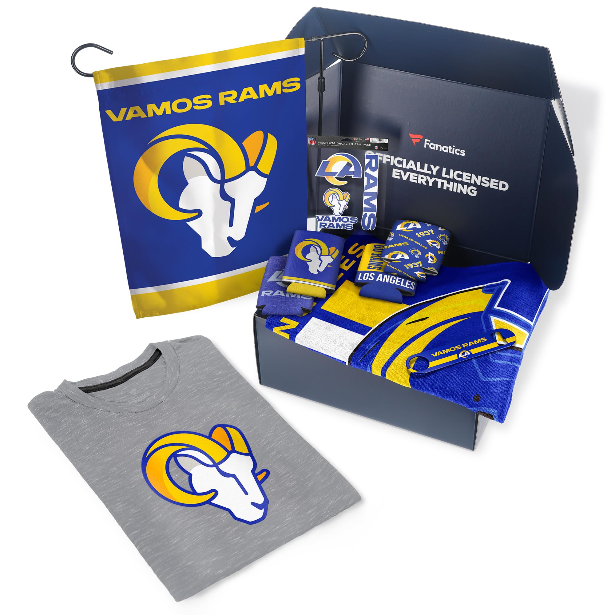 Fanatics NFL Pack Tailgate Game Day Essentials T-Shirt Gift Box - $107+ Value (Perfect for Football Parties, Gameday Outfits & NFL Fan Gifts)