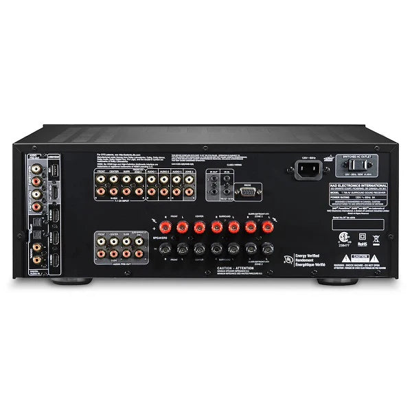 NAD T 758 V3i 7.2 Channel AV Surround Sound Receiver with Dolby Atmos - Home Theater Audio System for Movies, Music & Gaming
