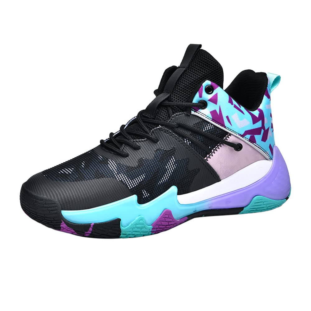Men's Basketball Sneakers - Lightweight Casual Sports Shoes for Competition & Outdoor Activities - Perfect for Summer Wear & Street Fashion