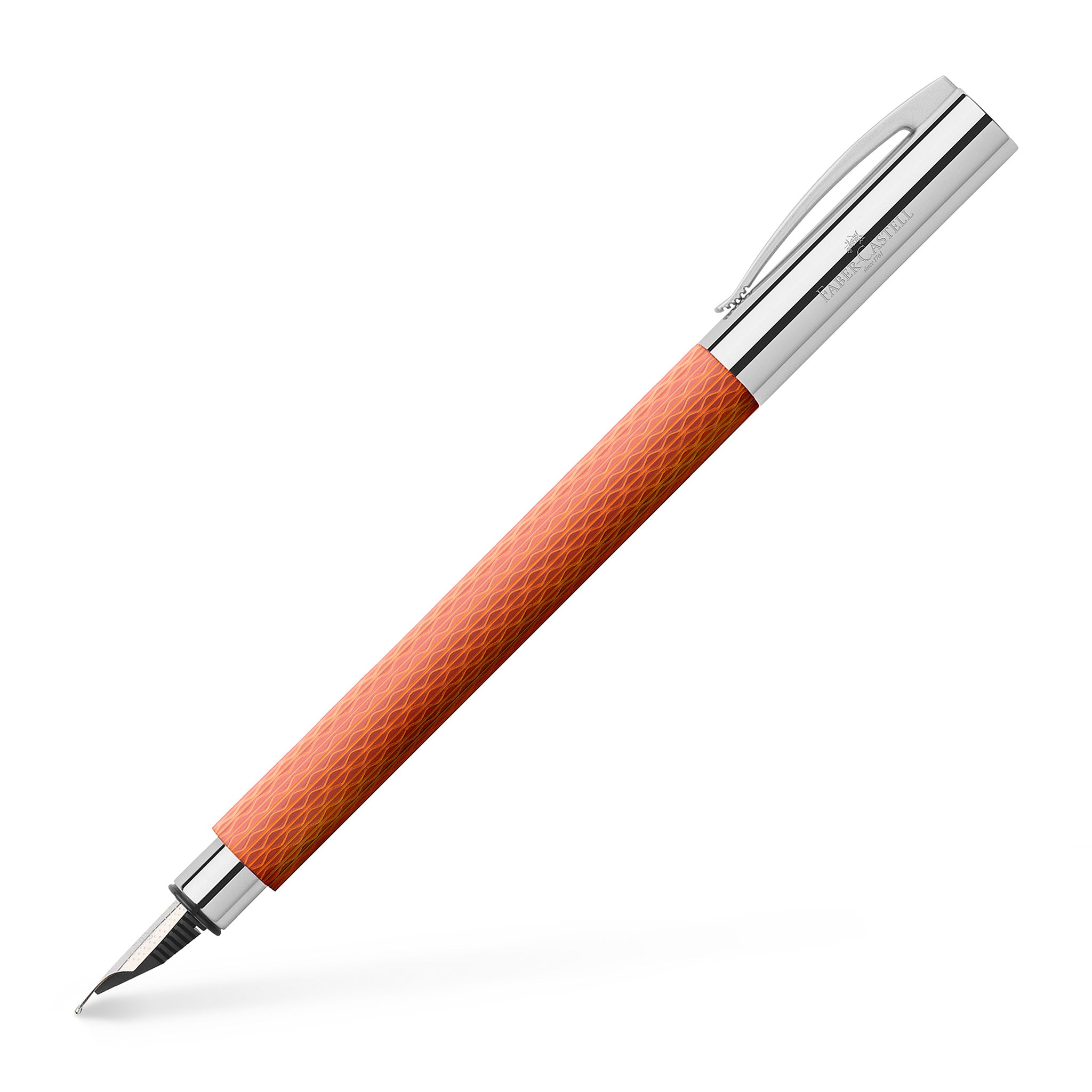 Premium Ambition Fountain Pen with OpArt Autumn Leaves Design - Elegant Writing Instrument for Calligraphy, Journaling, and Gift Giving