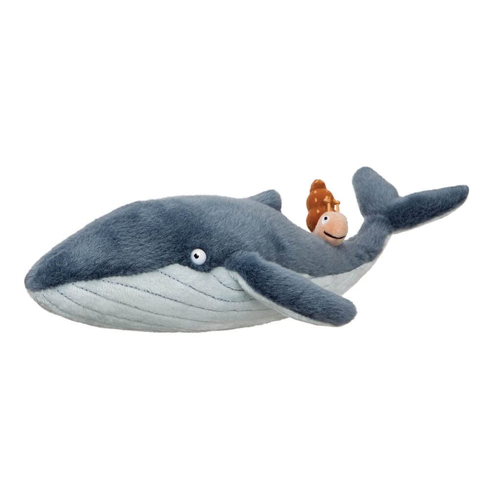 AURORA 7in Grey Snail and The Whale Plush Stuffed Animal Toy - Inspired by Julia Donaldson & Axel Scheffler's Book - Perfect for Kids' Bedtime, Storytime Gifts & Nursery Decor (Model 61238)