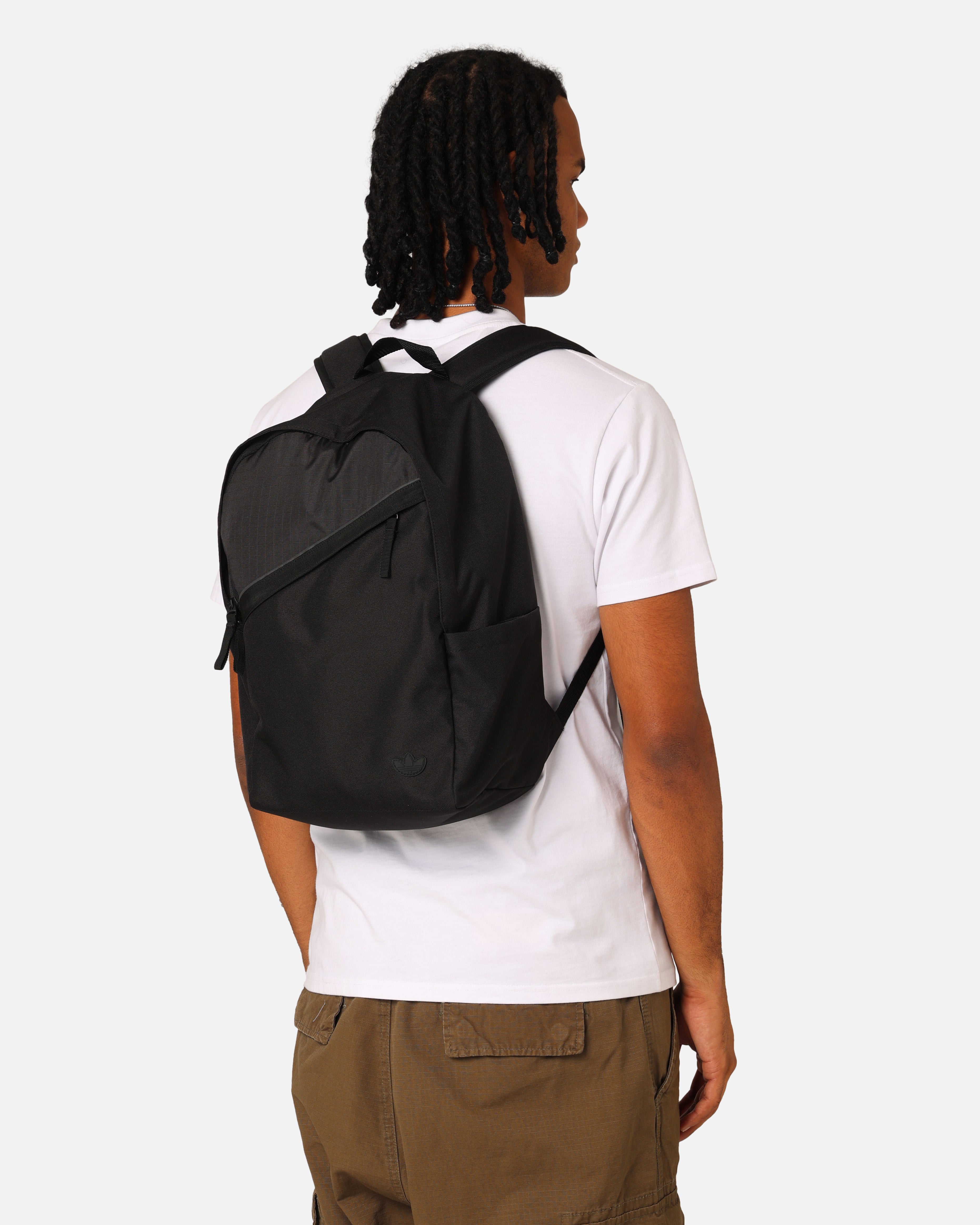 Adidas Backpack for Men & Women - Lightweight Durable Black Backpack for School, Travel & Gym - Water Resistant Laptop Bag with USB Charging Port