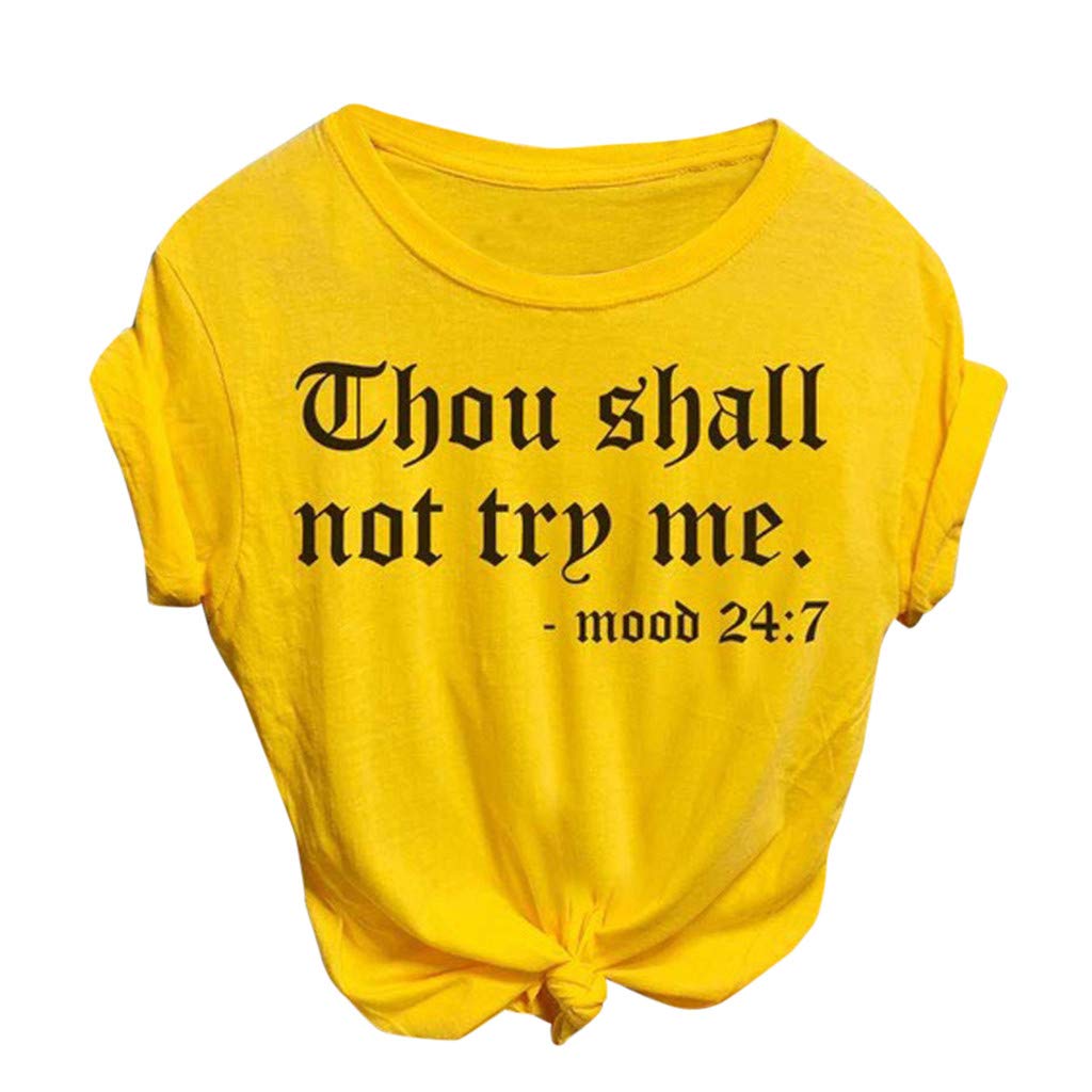 Women's Short Sleeve Graphic Printed T-Shirt - Casual Crewneck Novelty Tee for Everyday Wear, Street Style & Summer Outfits