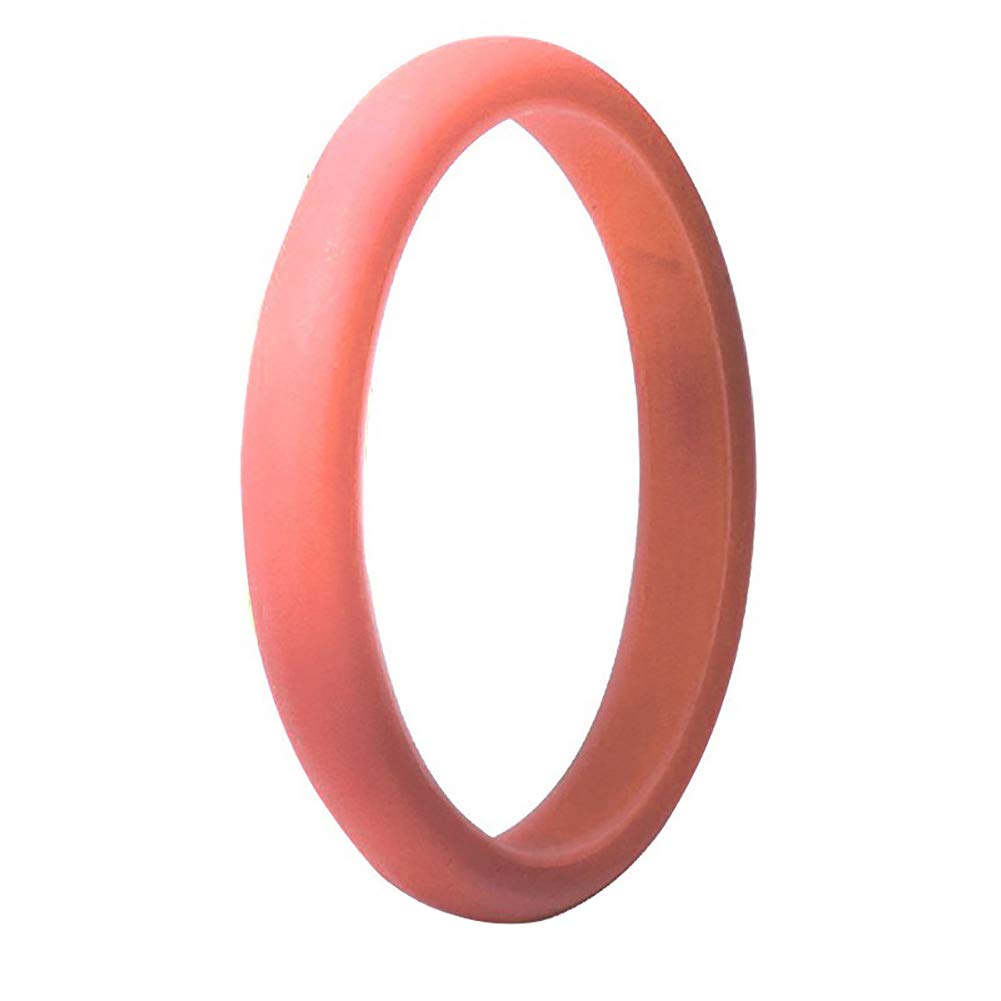 NUZYZ Silicone Wedding Ring for Women & Men - 1PC Unisex Comfortable Sports Fitness Gym Band - Perfect Couples Promise Gift for Valentine's Day, Anniversary & Everyday Wear - Ideal for Active Lifestyles, Workouts & Outdoor Adventures