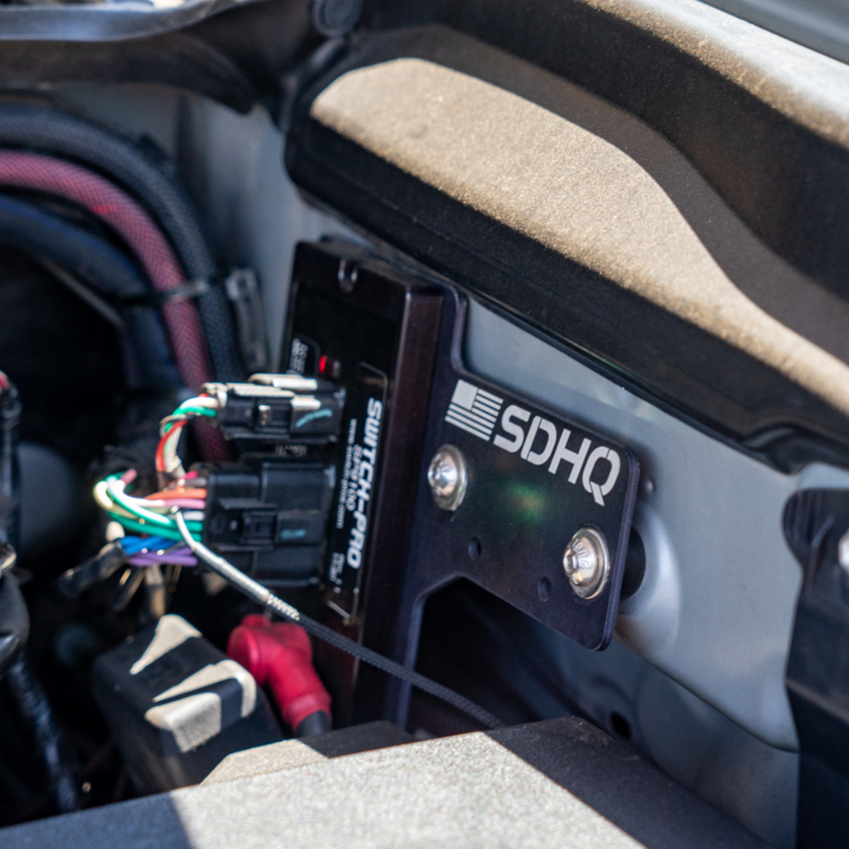 16-23 Toyota Tacoma SDHQ Built Complete Overhead SP 9100 Mounting Kit - Durable Overhead Console Mount for Off-Road & Adventure Vehicles